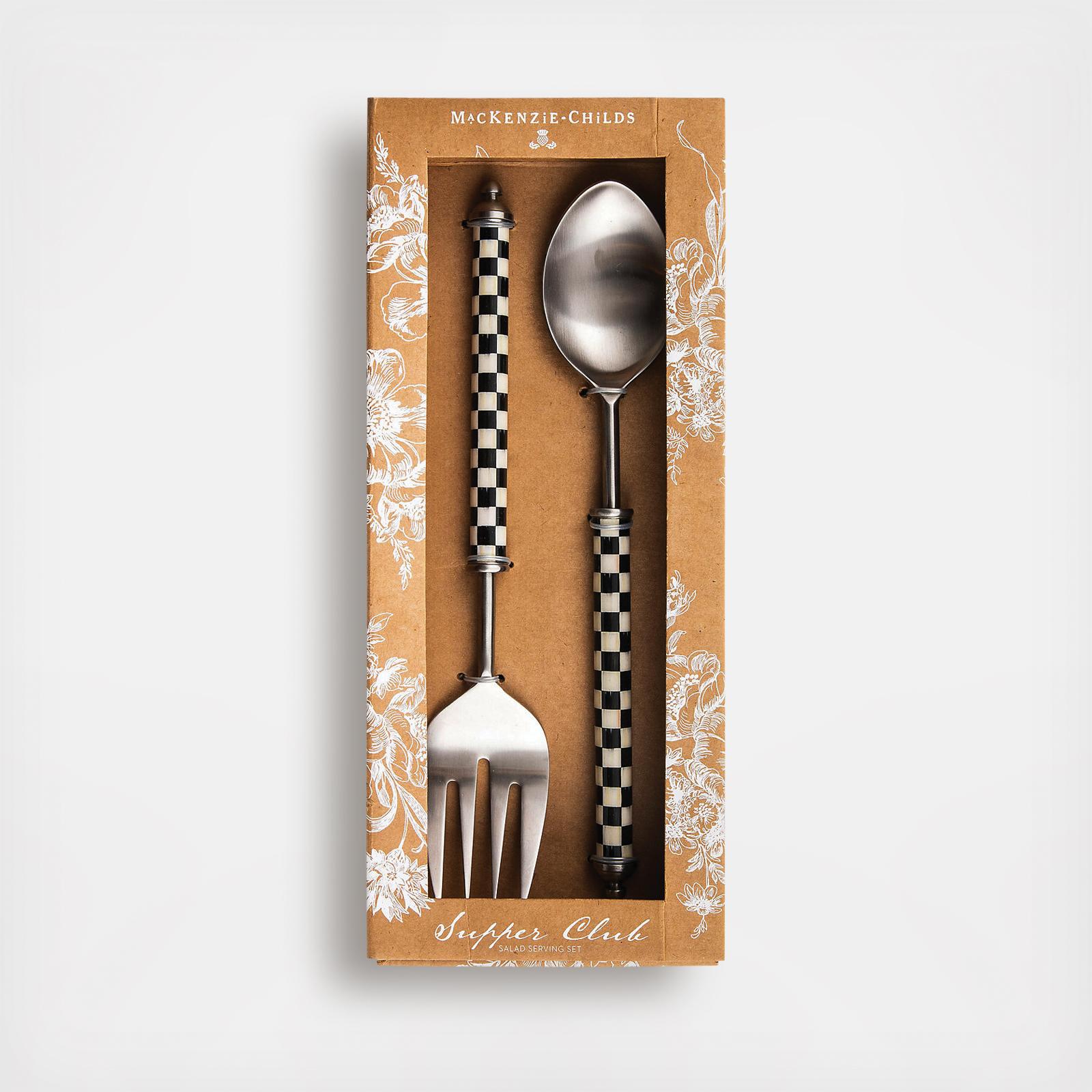 Courtly Check Supper Club 2-Piece Salad Serving Set