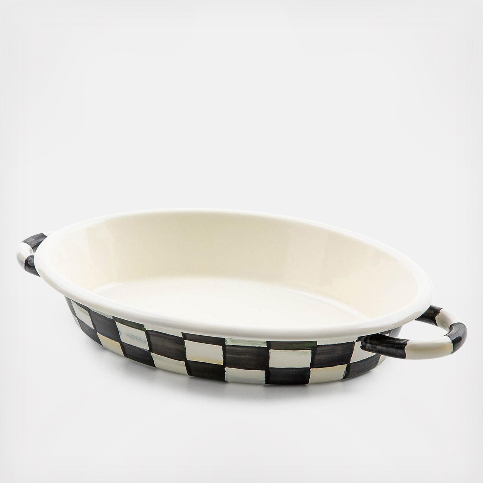 Courtly Check Oval Gratin Dish