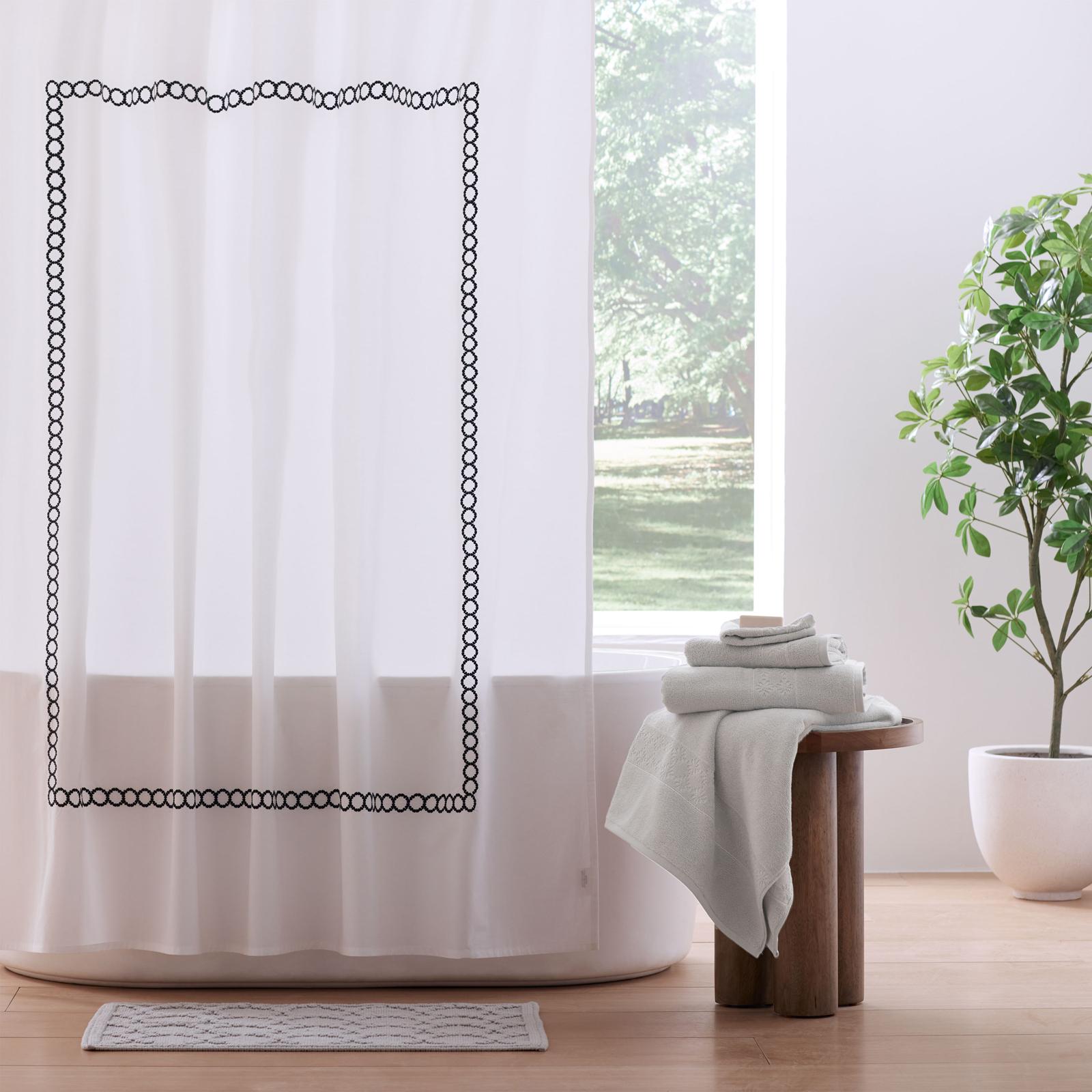 Clean Design Home Anti-Allergen Savoy Shower Curtain