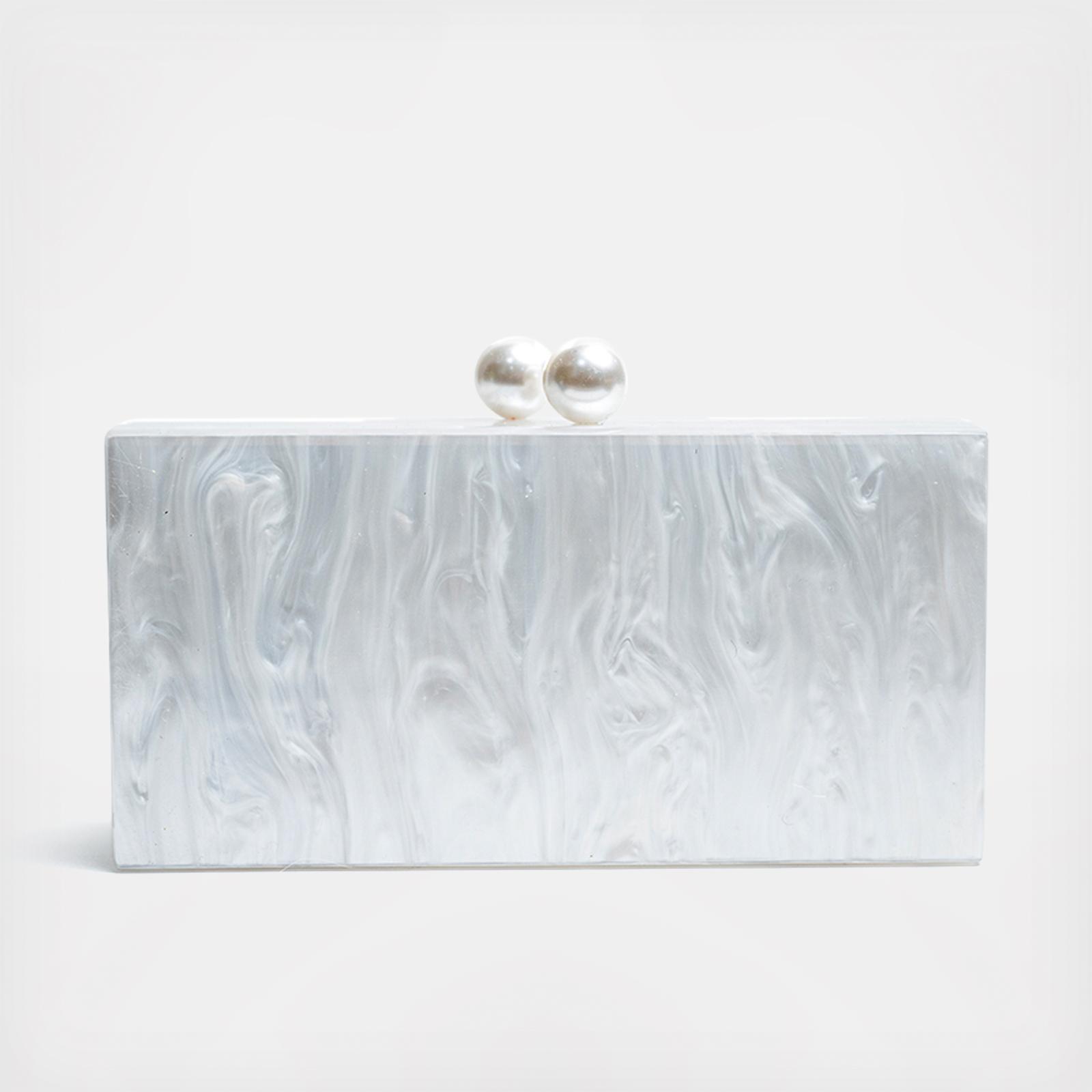 Pearl Clasp Acrylic Box Bag