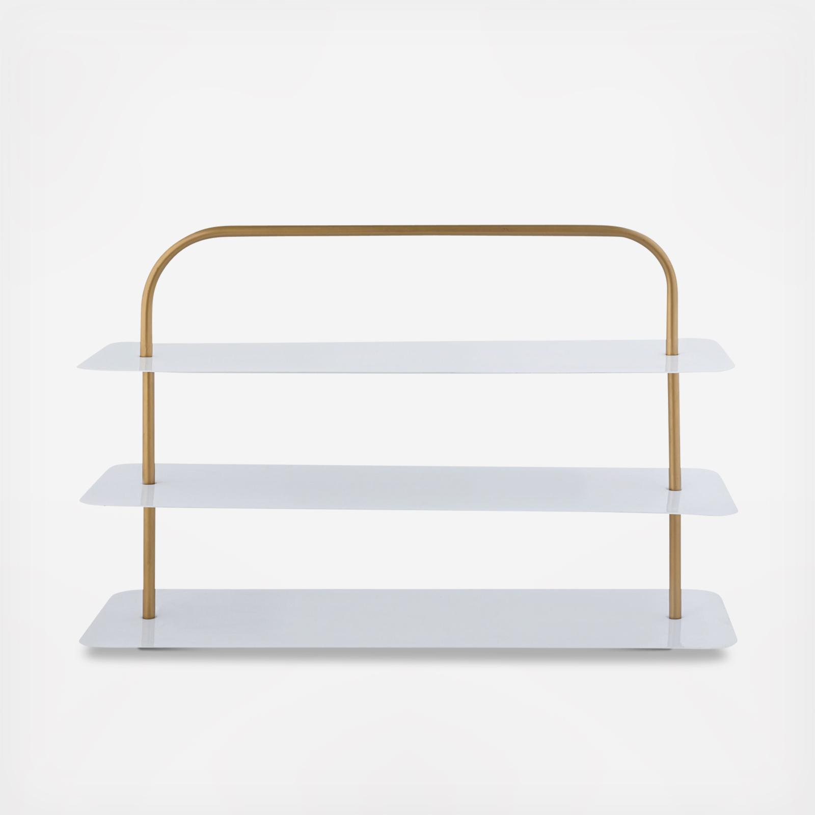 Minimalist 3-Tier Thin Flat Plate Shoe Rack