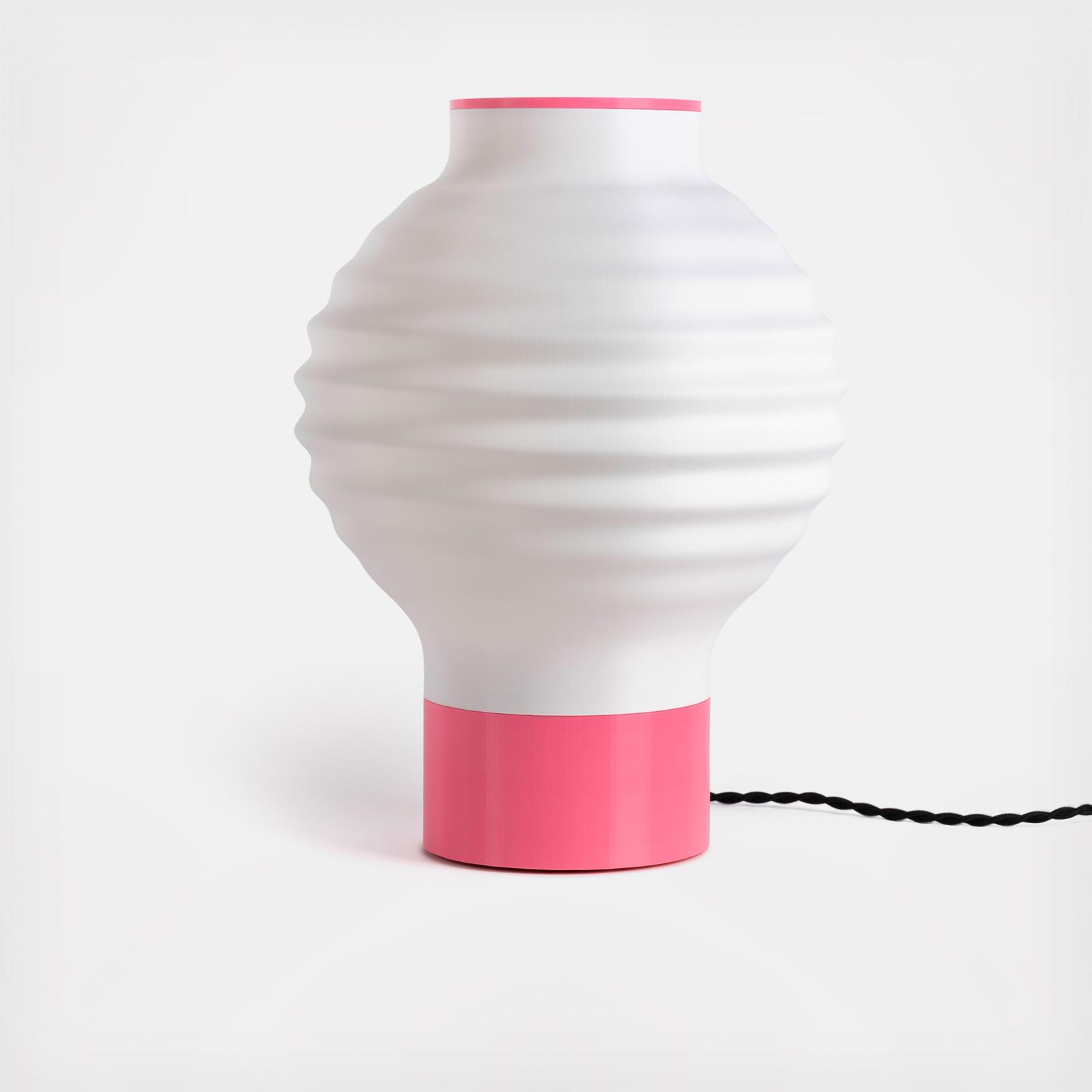 Asian Lantern Vintage Traditional Plant-Based LED Table Lamp
