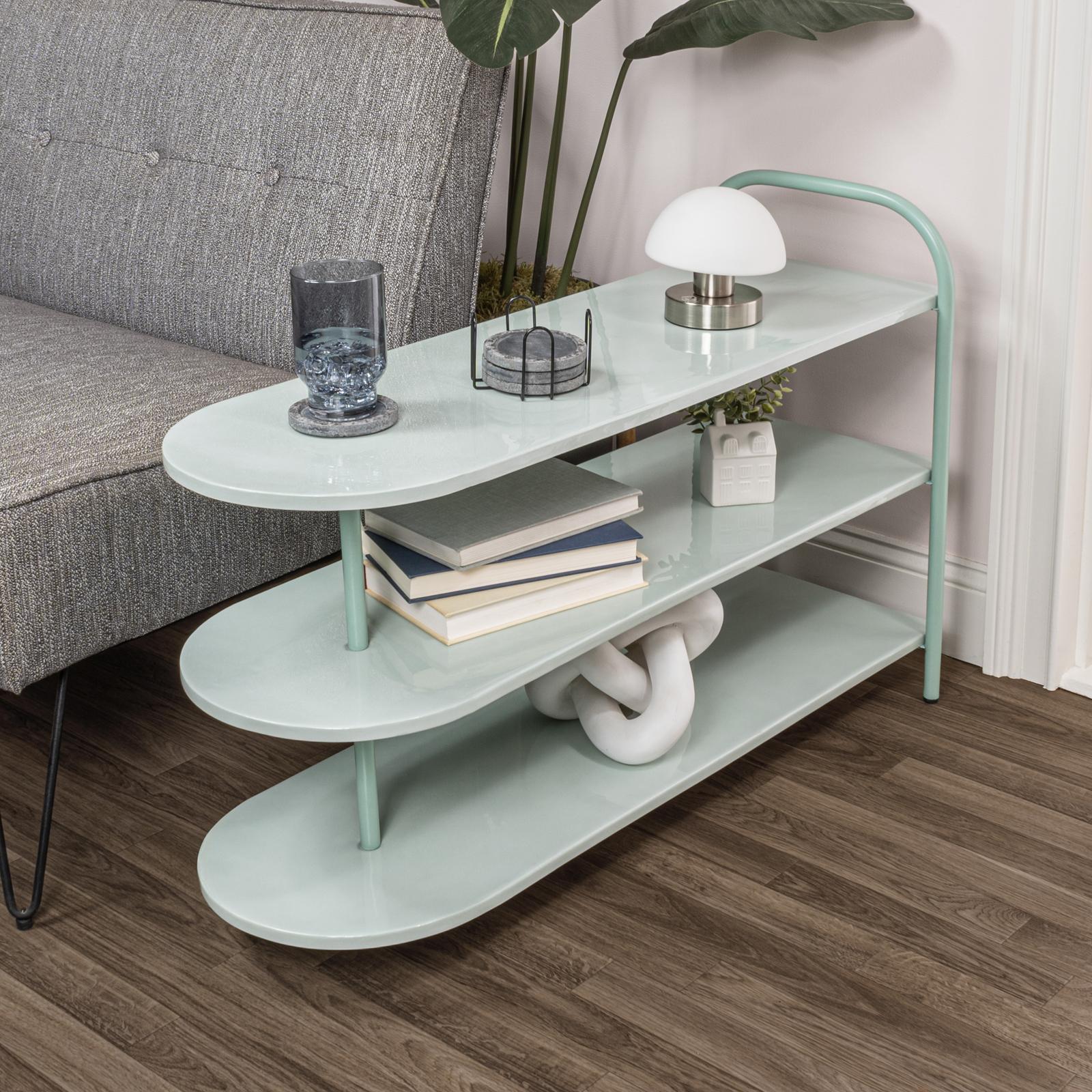 Modern 3-Tier Curved Decker Shoe Rack