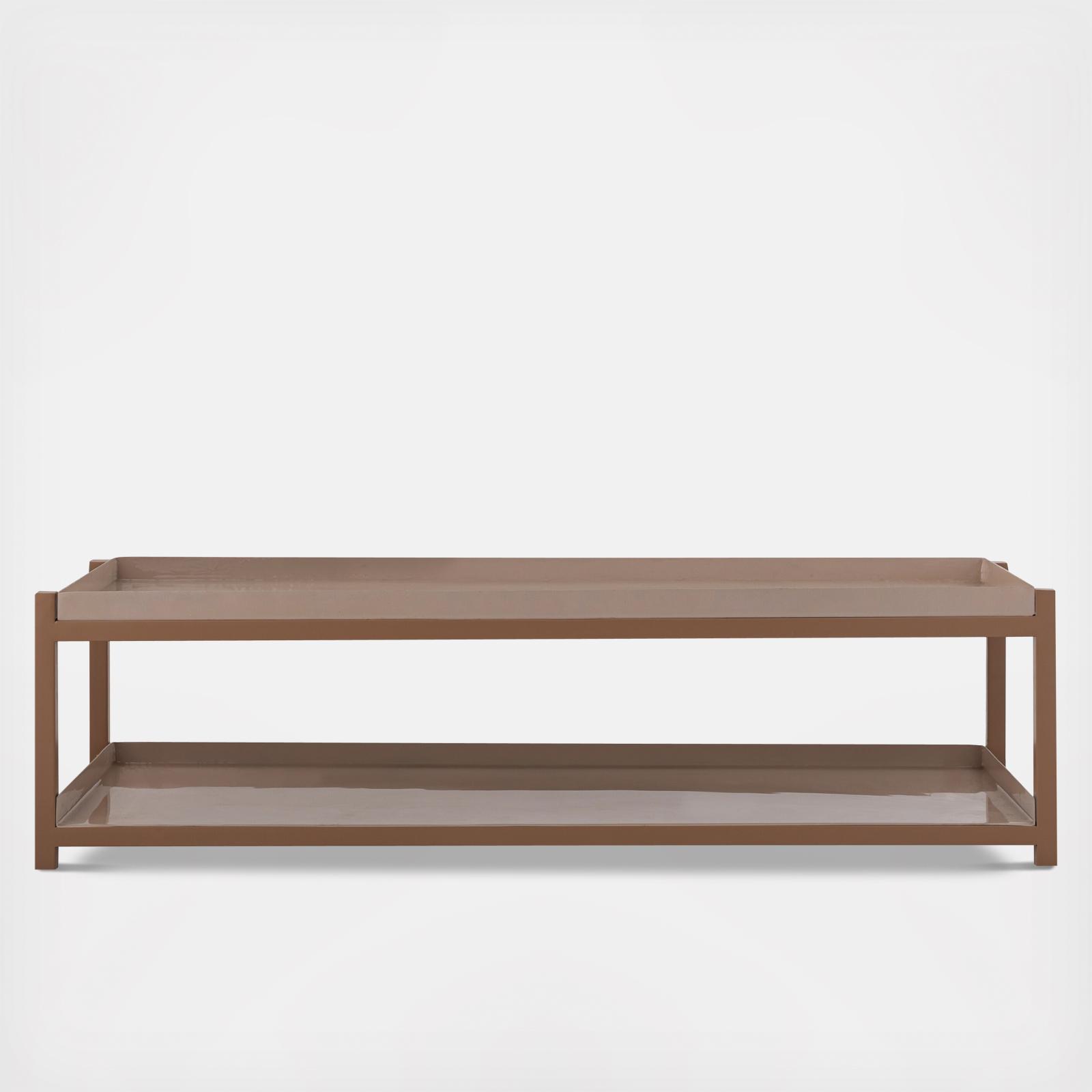 Industrial Compact 2-Tier Shoe Rack