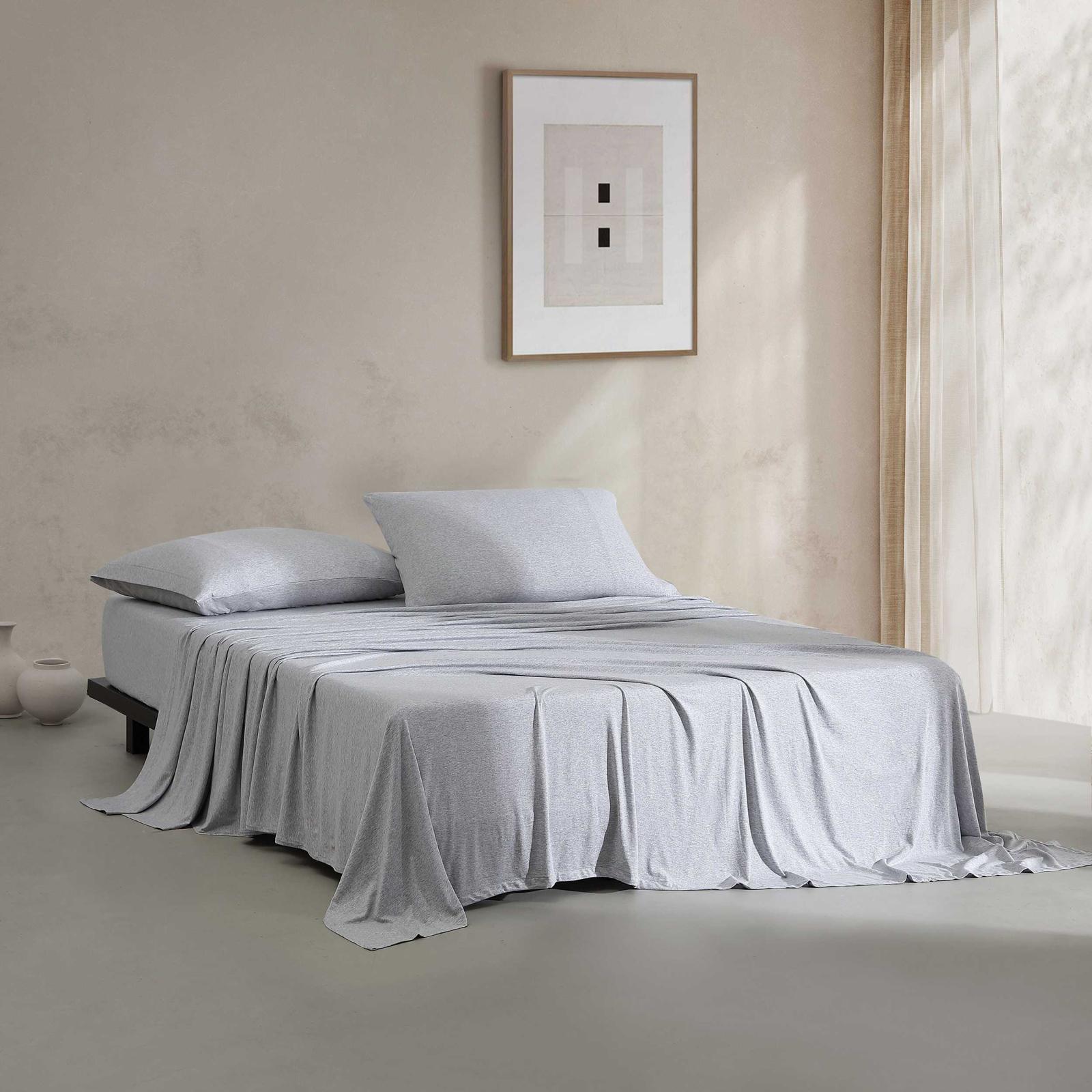 Modern Melange Cotton 4-Piece Sheet Set