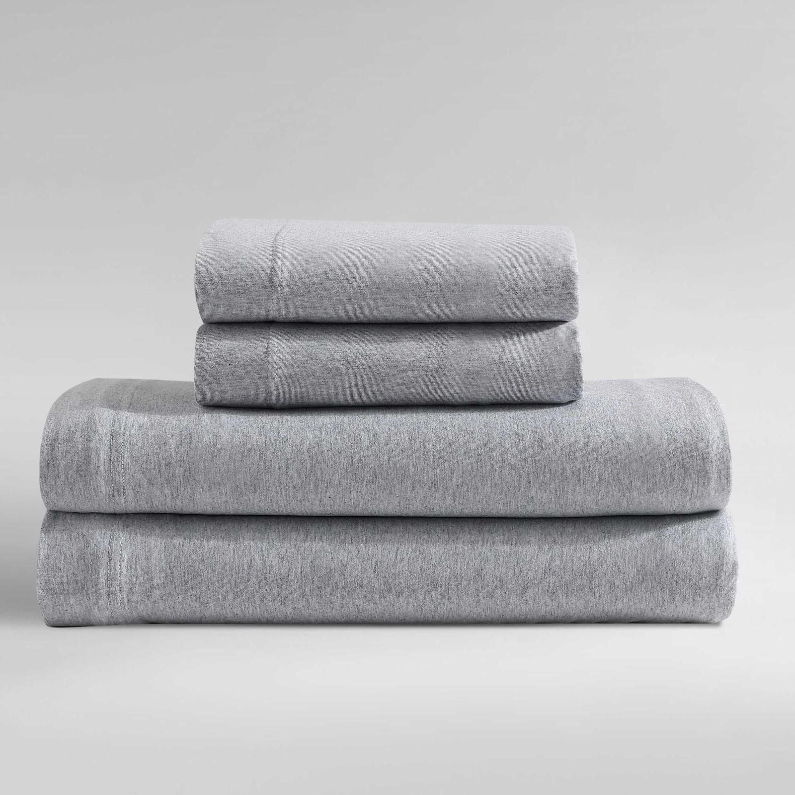 Modern Melange Cotton 4-Piece Sheet Set