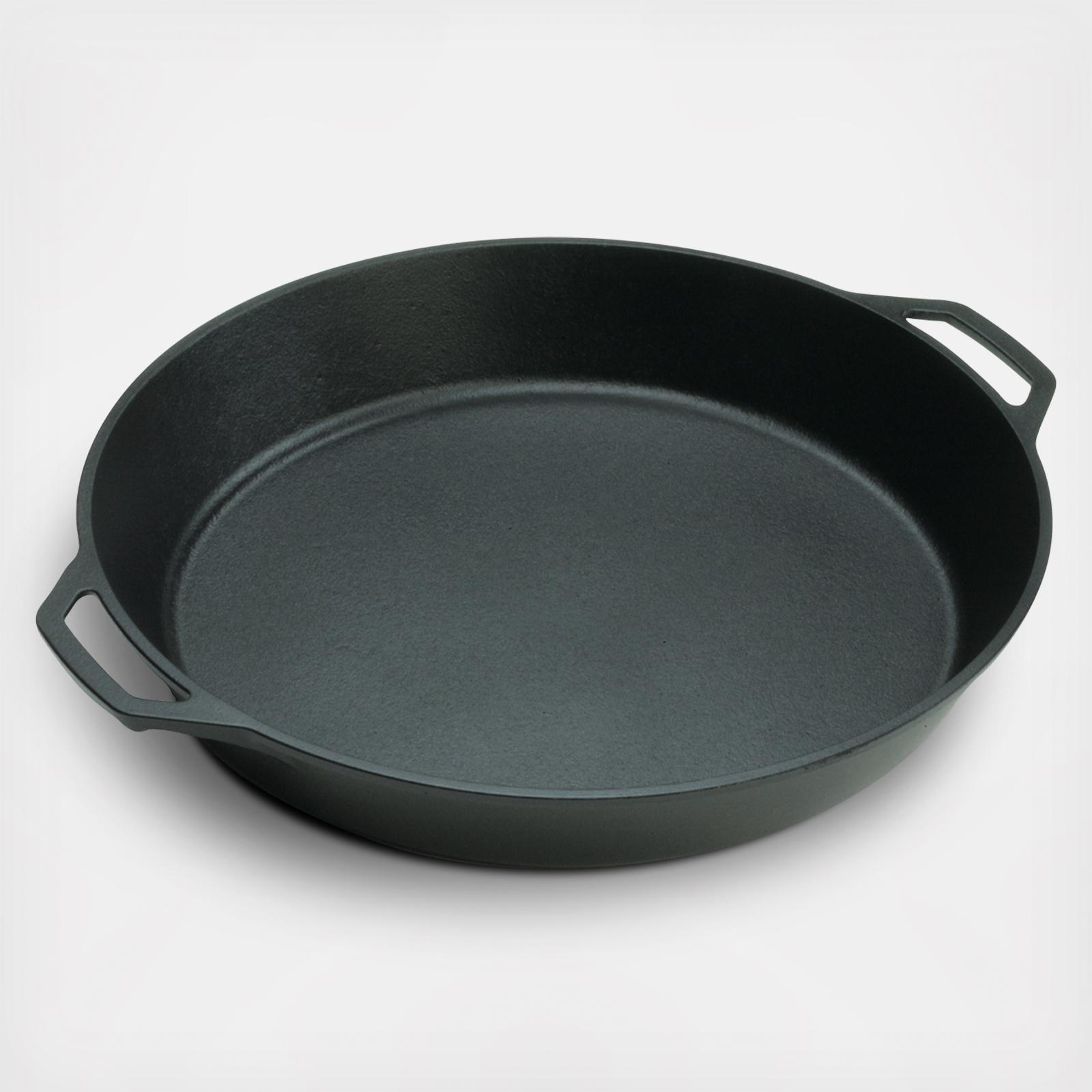 Classic Cast Iron Skillet with Double Handles