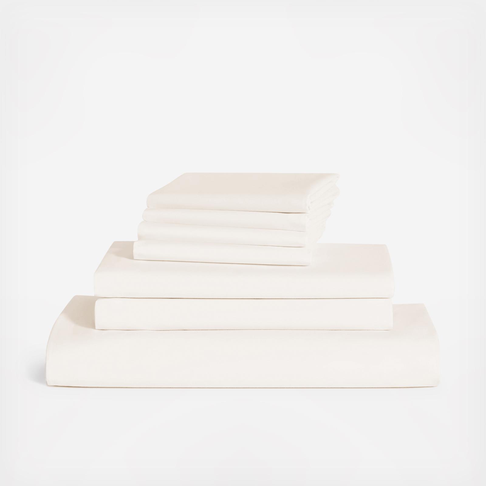 Classic Percale 7-Piece Sheet & Duvet Bundle