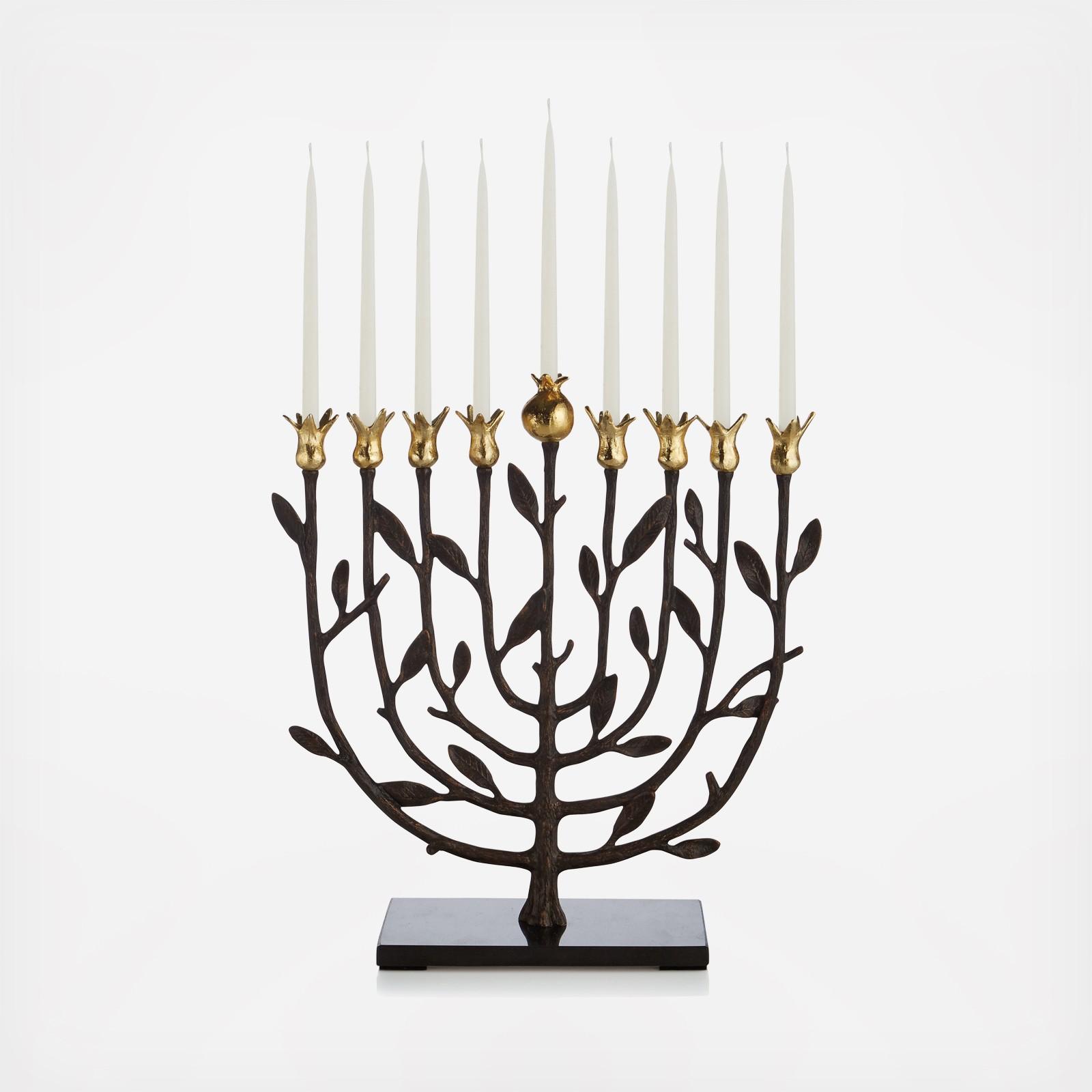 Pomegranate Kosher Menorah