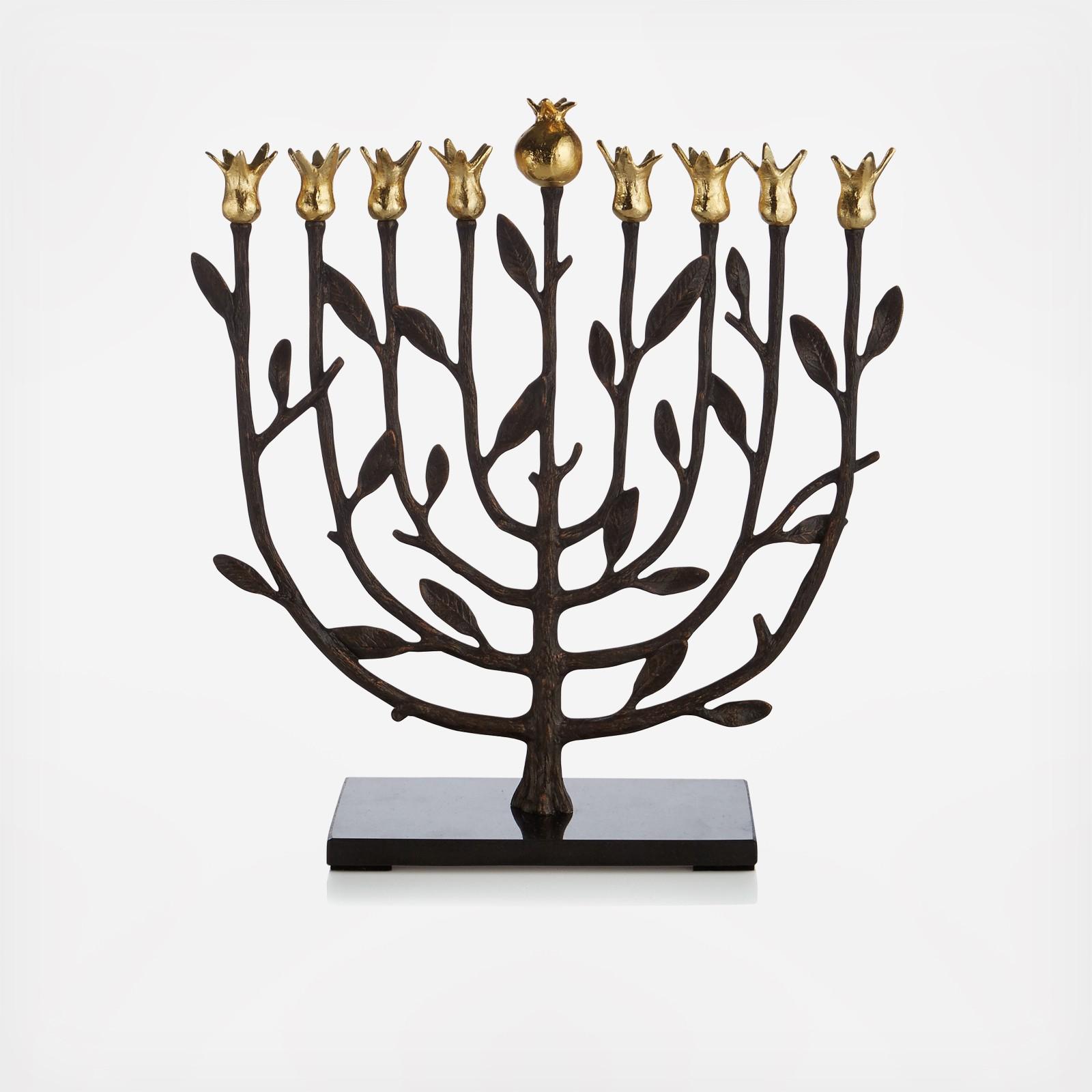Pomegranate Kosher Menorah