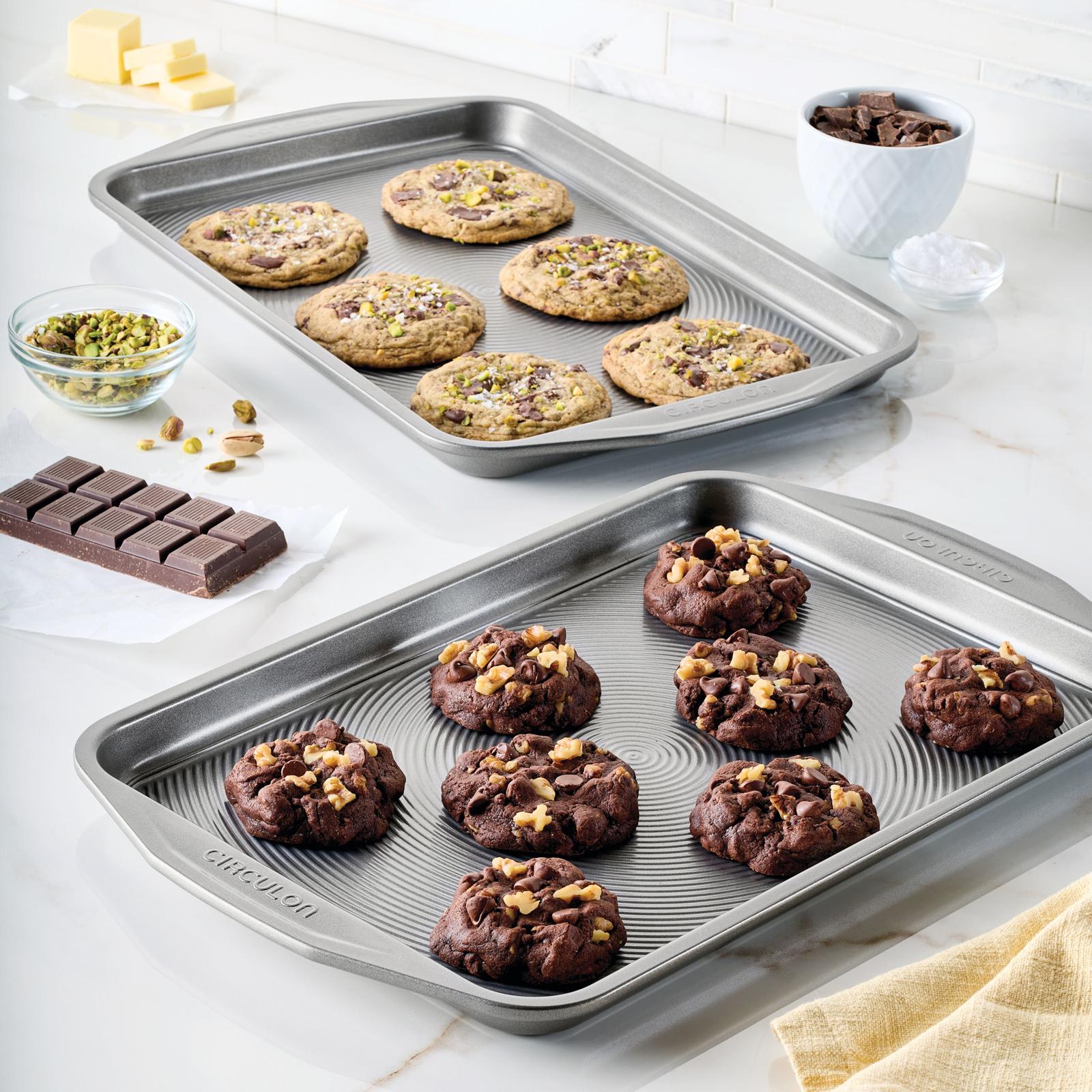 Nonstick 2-Piece Cookie Sheet Set
