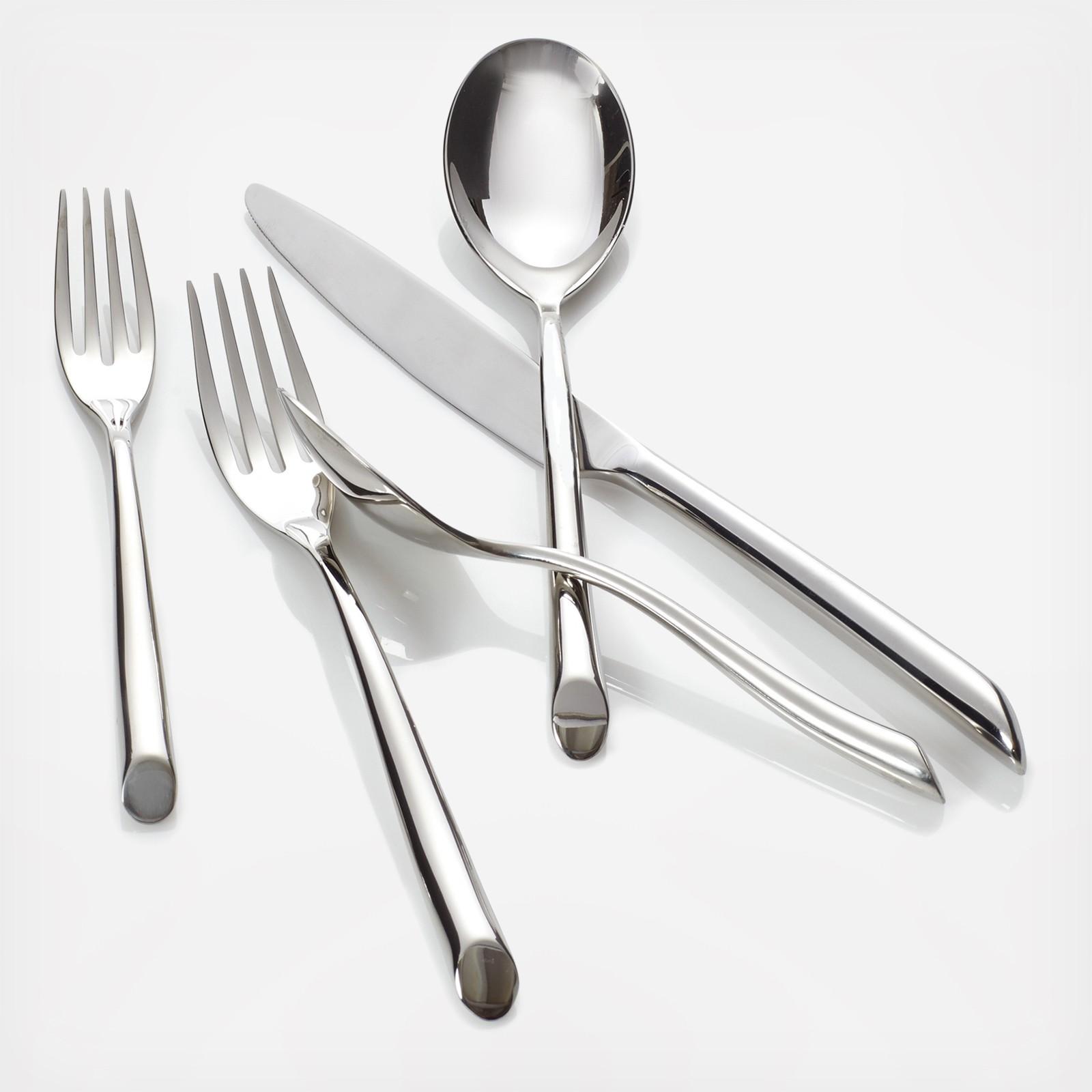 Frond 5-Piece Flatware Set, Service for 1