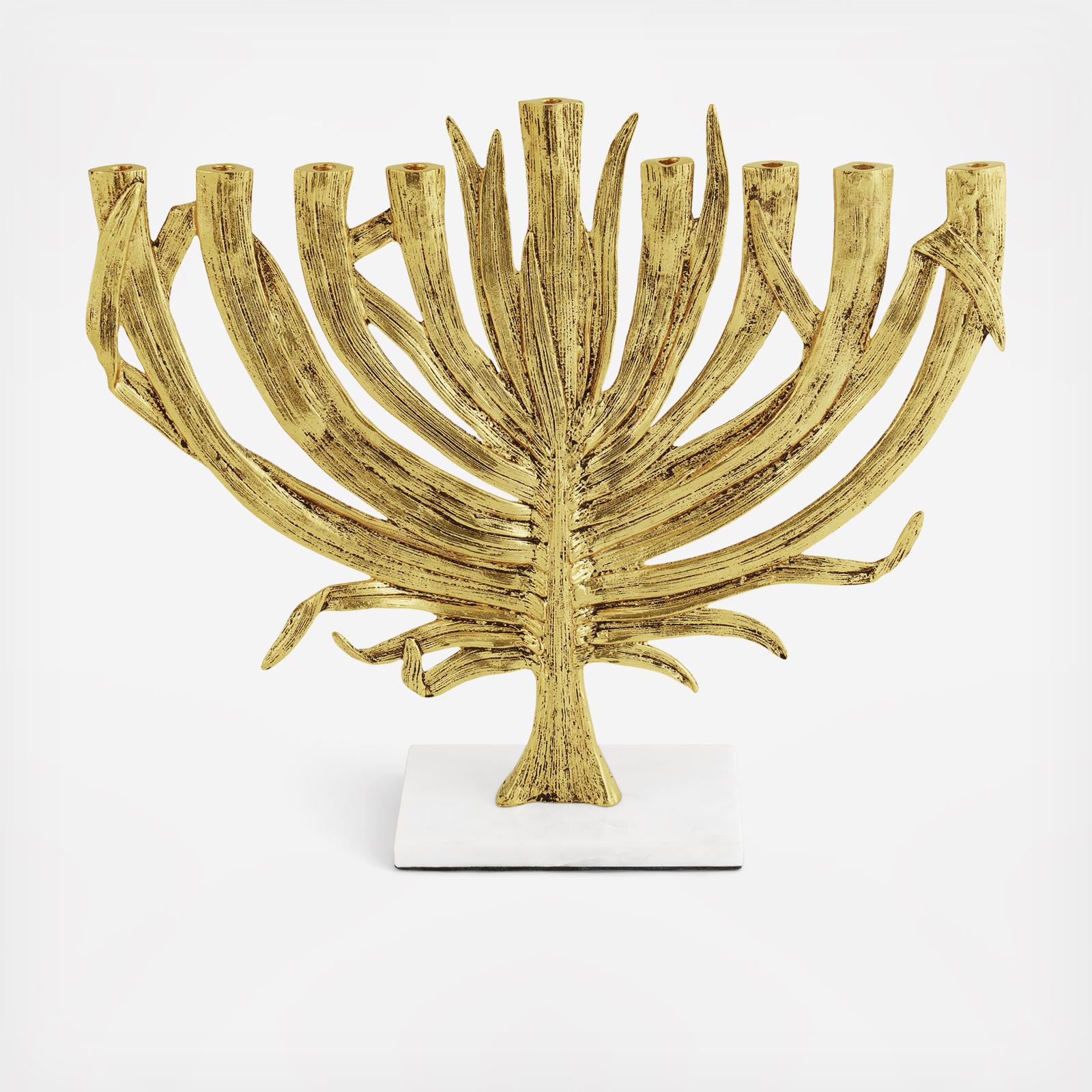 Palm Menorah