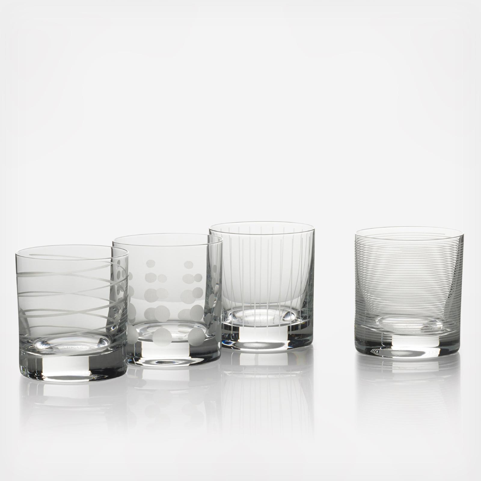 Cheers Double Old Fashioned Glass, Set of 4
