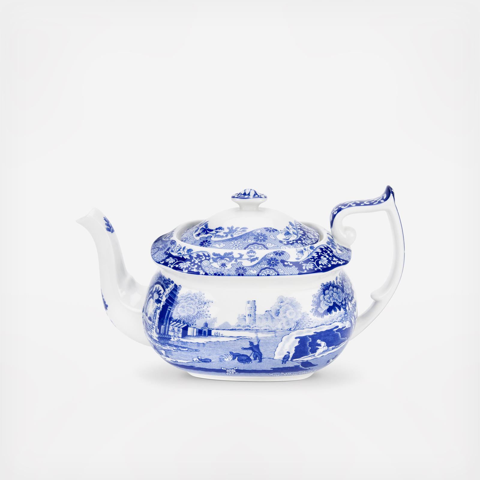 Blue Italian Teapot