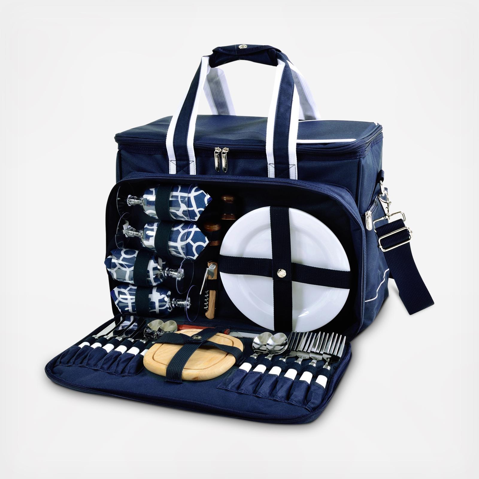 4-Person Equipped Insulated Picnic Set
