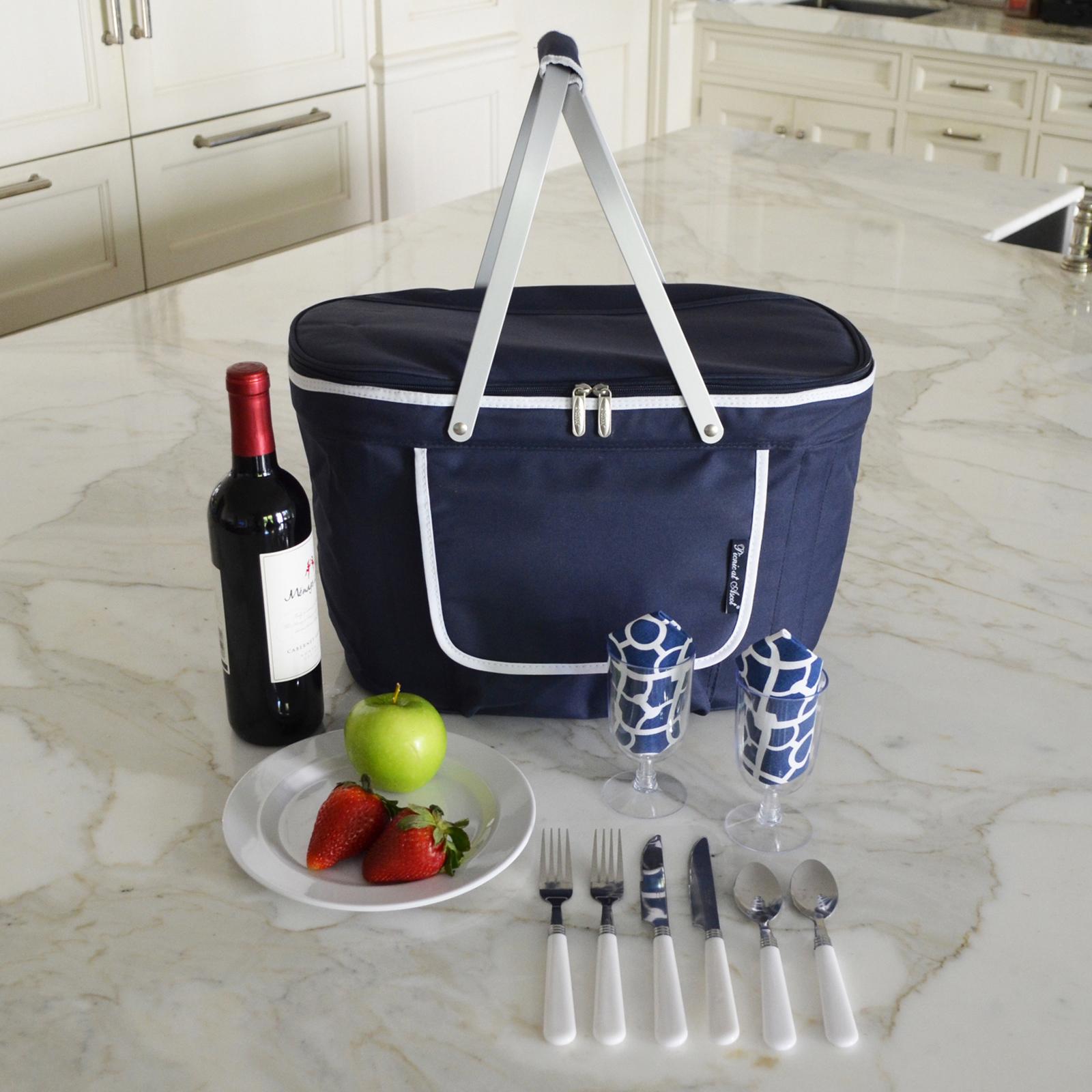 2-Person Equipped Insulated Folding Picnic Set