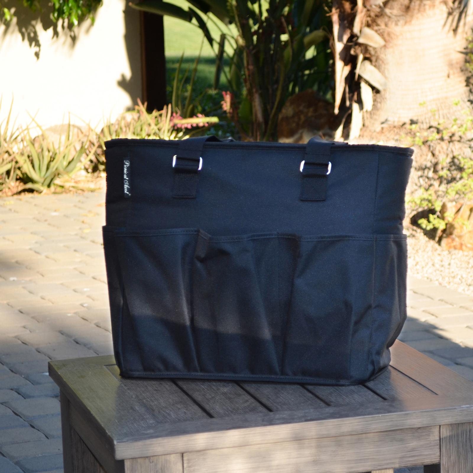 30-Can Multi Pocketed Extra Large Insulated Cooler Tote