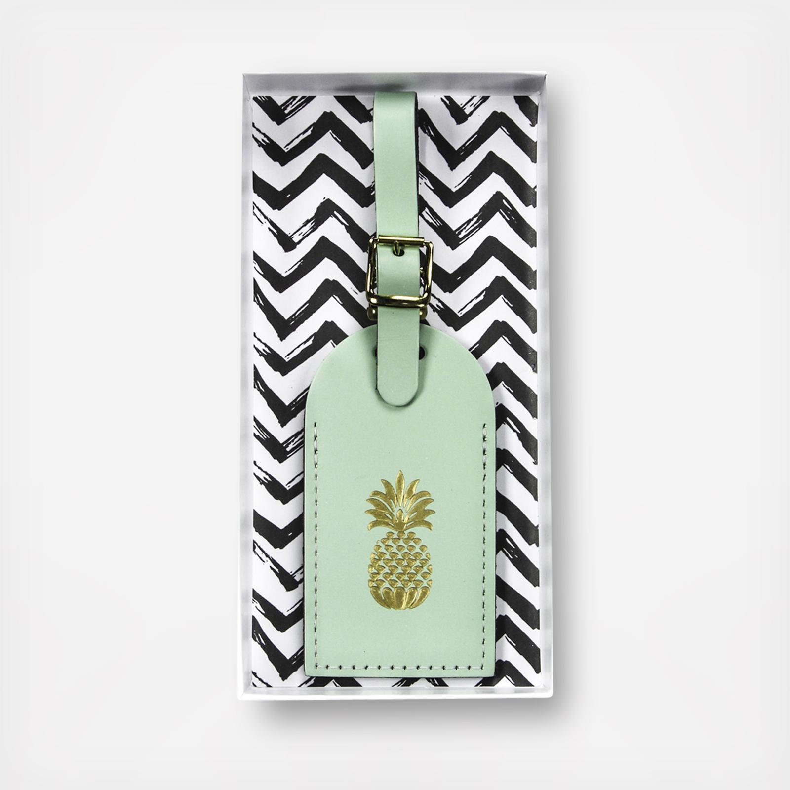 Pineapple Luggage Tag