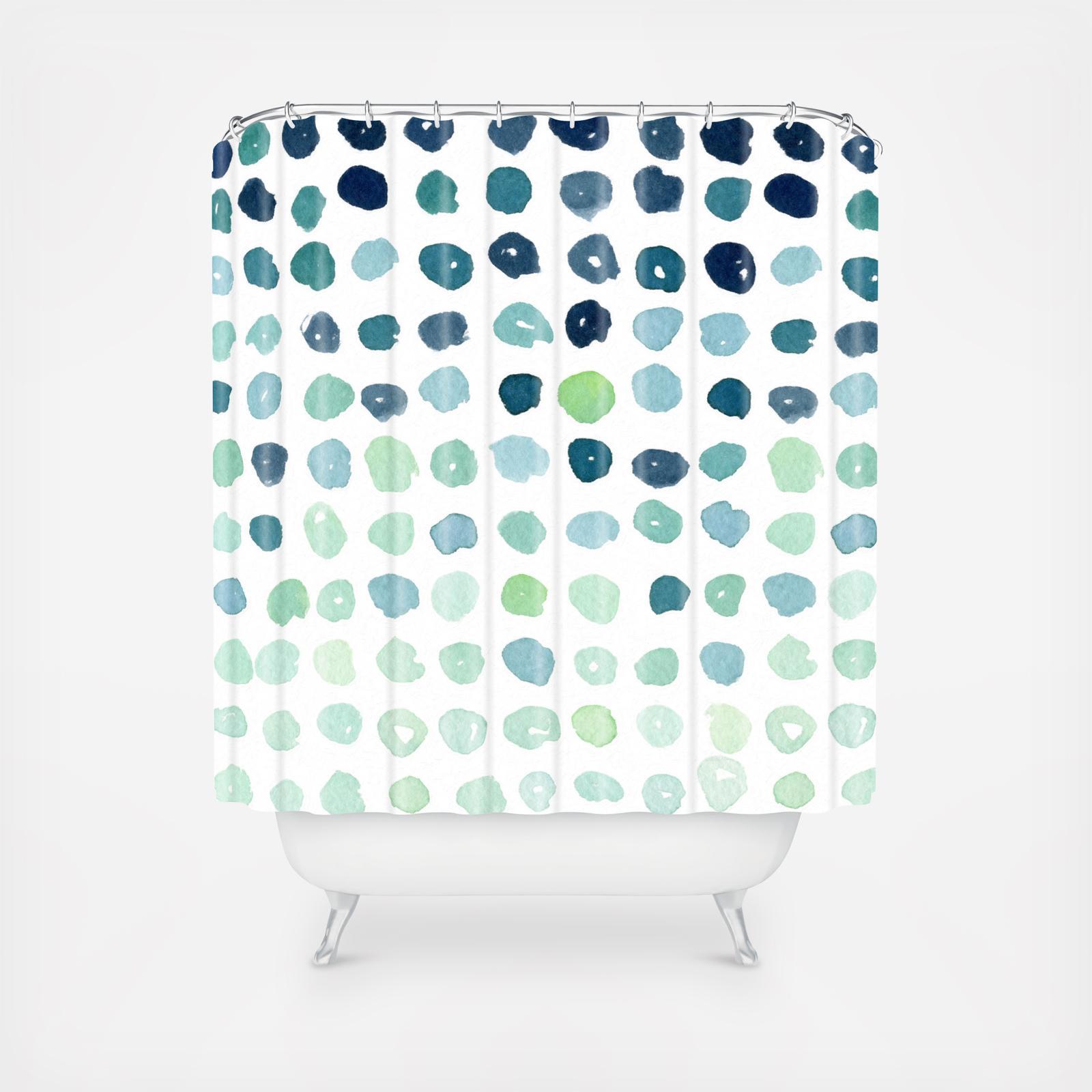 Fallen Shower Curtain