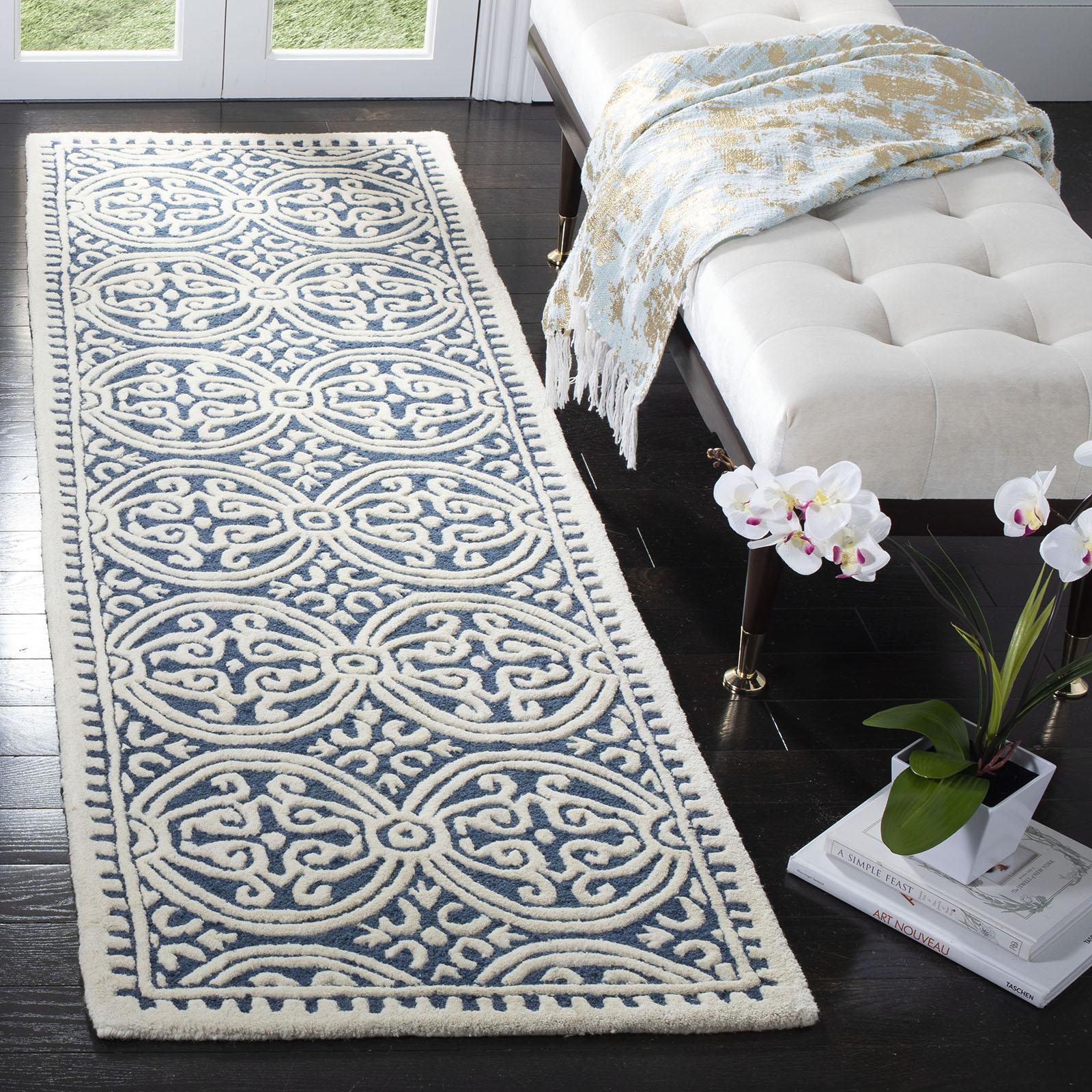 Cambridge Hand Tufted Motif Runner