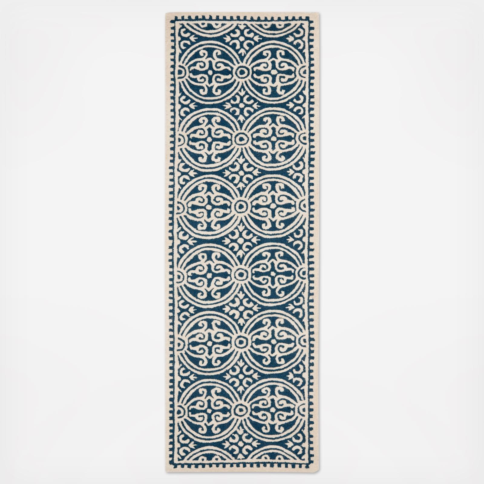 Cambridge Hand Tufted Motif Runner