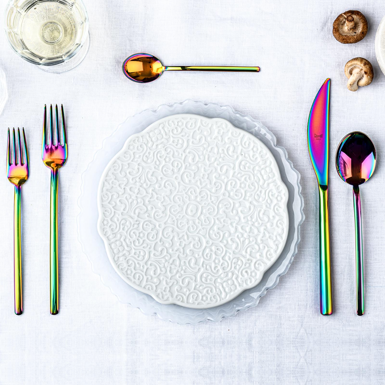 Rainbow Due 5-Piece Flatware Set, Service for 1