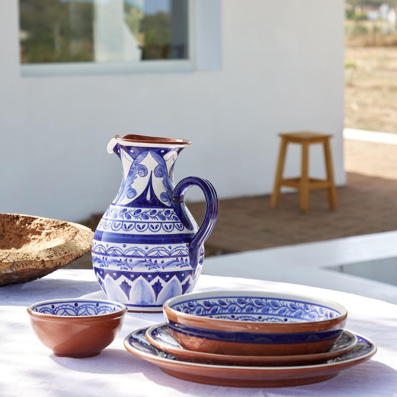 Alentejo Indigo Salad Serving Bowl