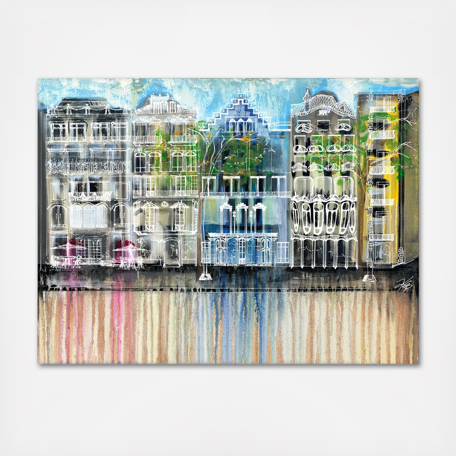 Enscene Barcelona Canvas Print