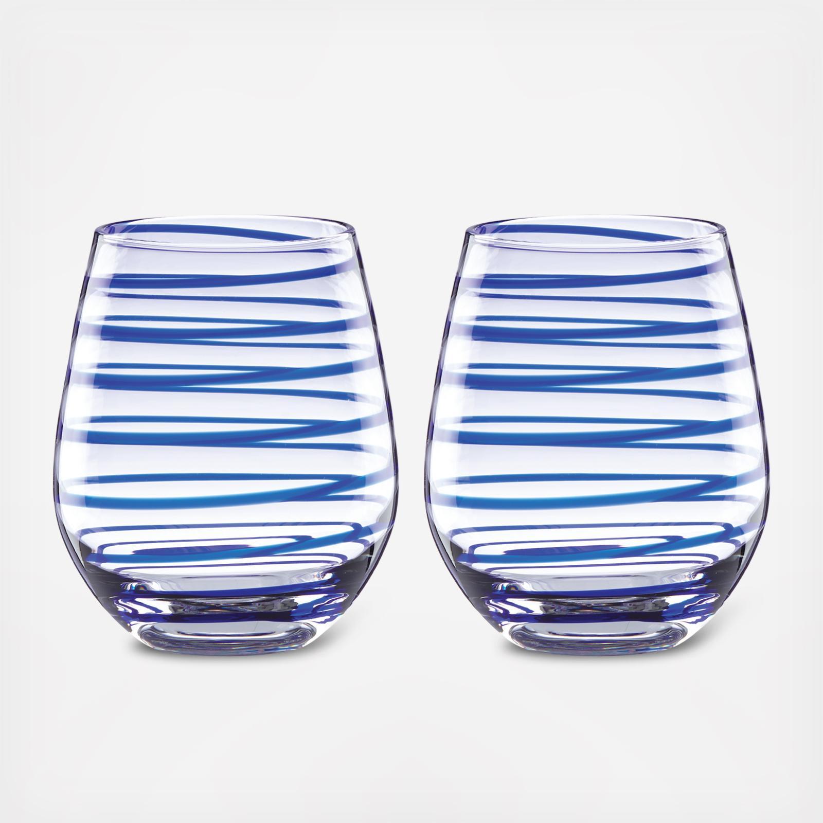Charlotte Street Stemless Wine Glass, Set of 2