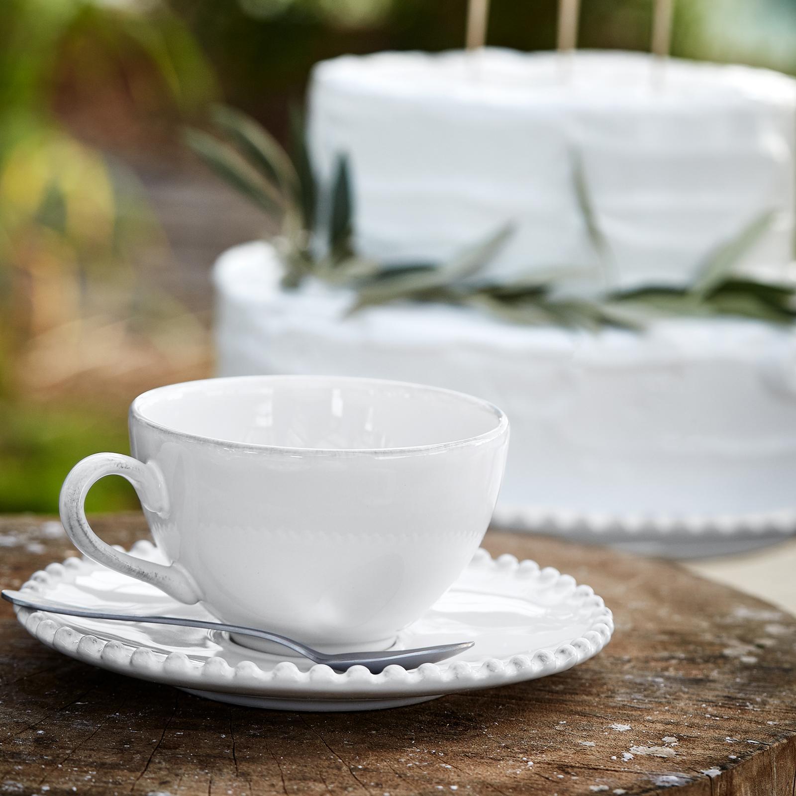 Pearl Tea Cup & Saucer