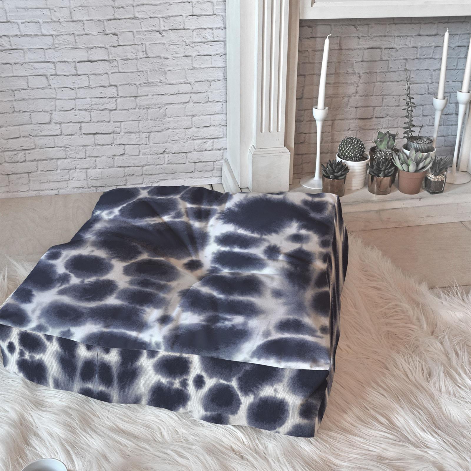 Dye Dots Square Floor Pillow