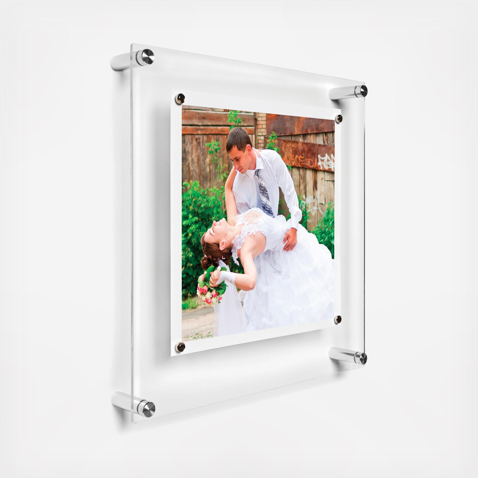 BeSquare Easy Change Memo Board + Magnet Wall Frame