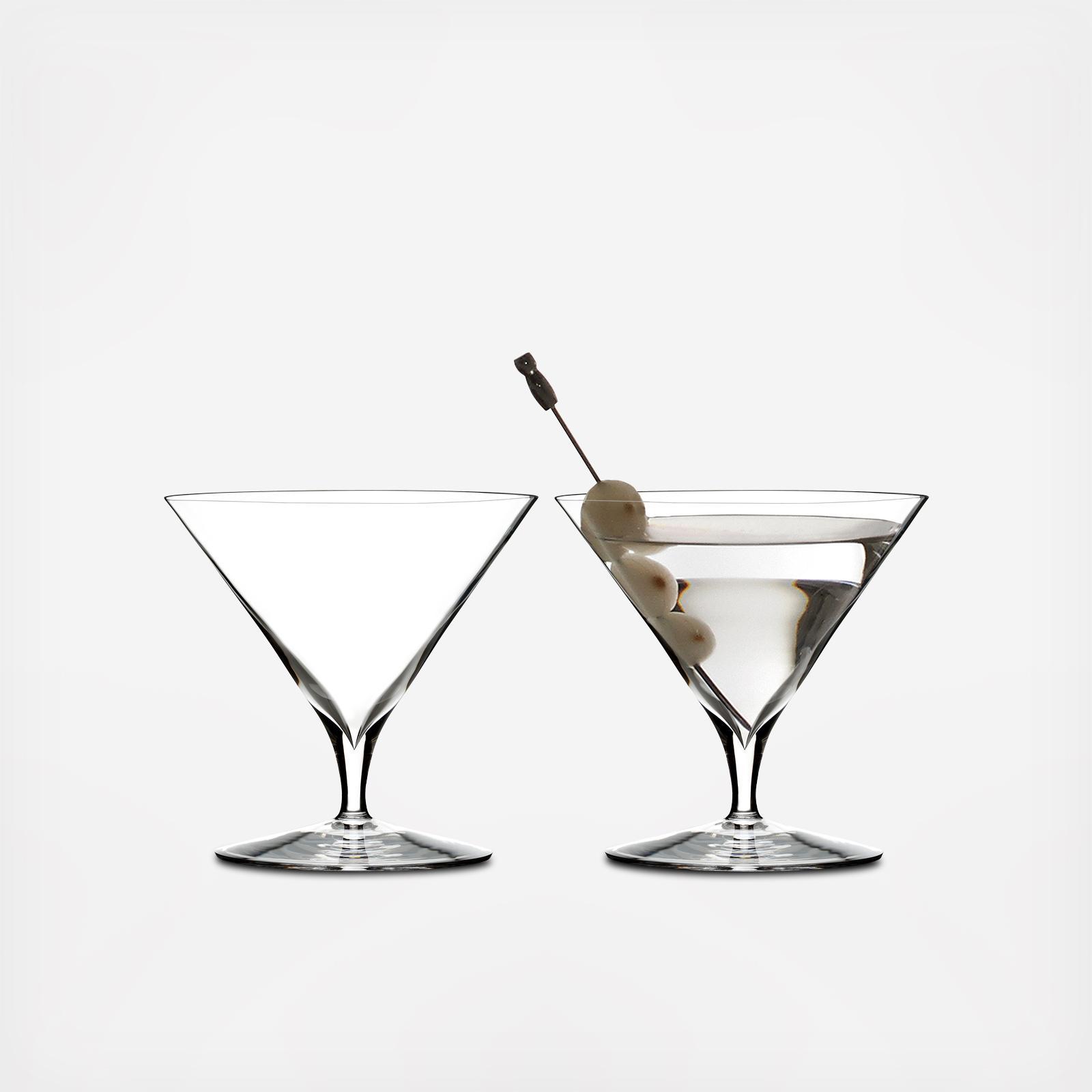 Elegance Martini Glass, Set of 2