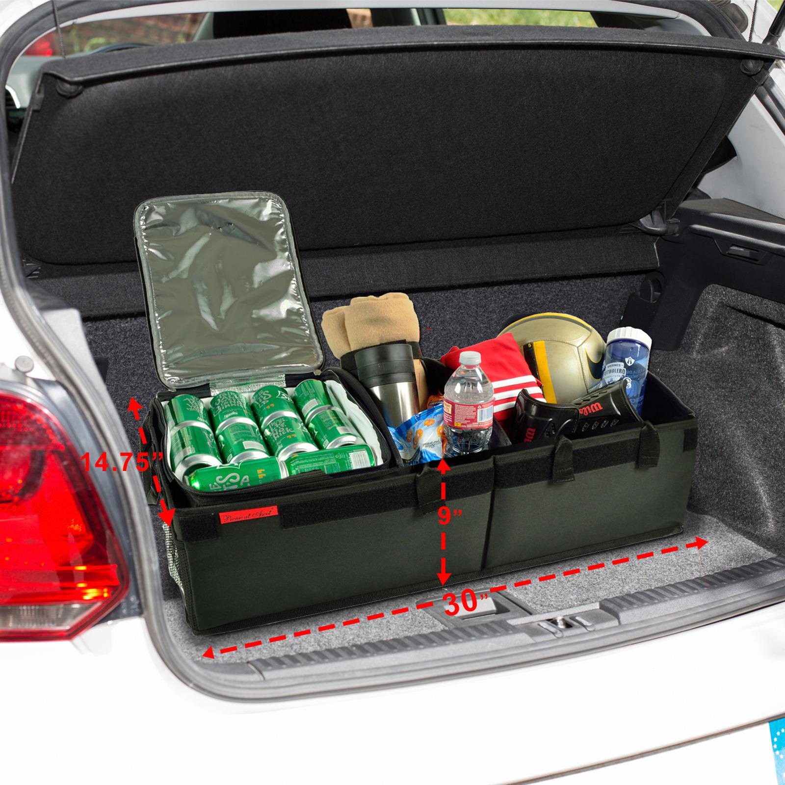 28-Can Rigid Base Trunk Organizer & Detachable Cooler