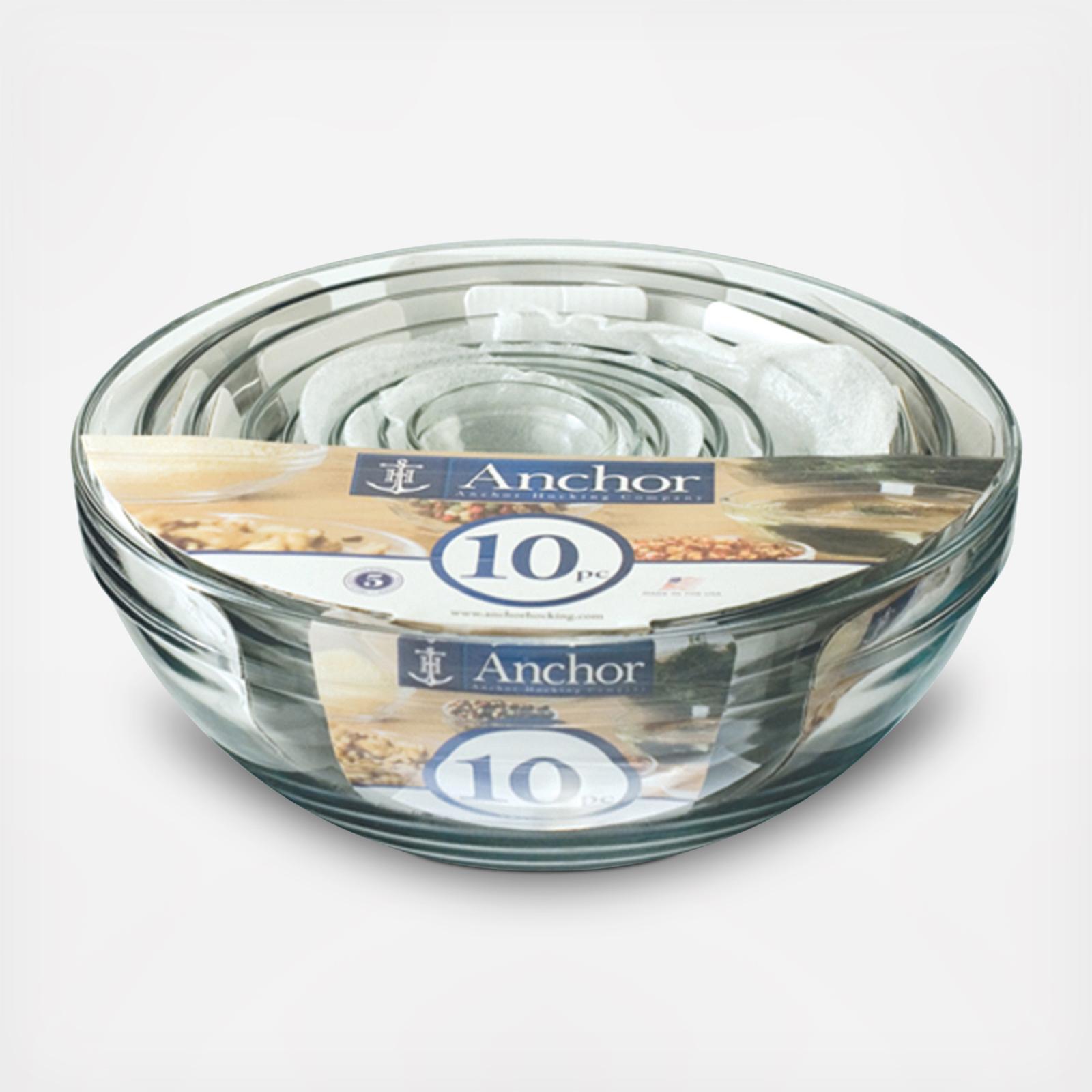 10-Piece Nesting Mixing Bowl Set