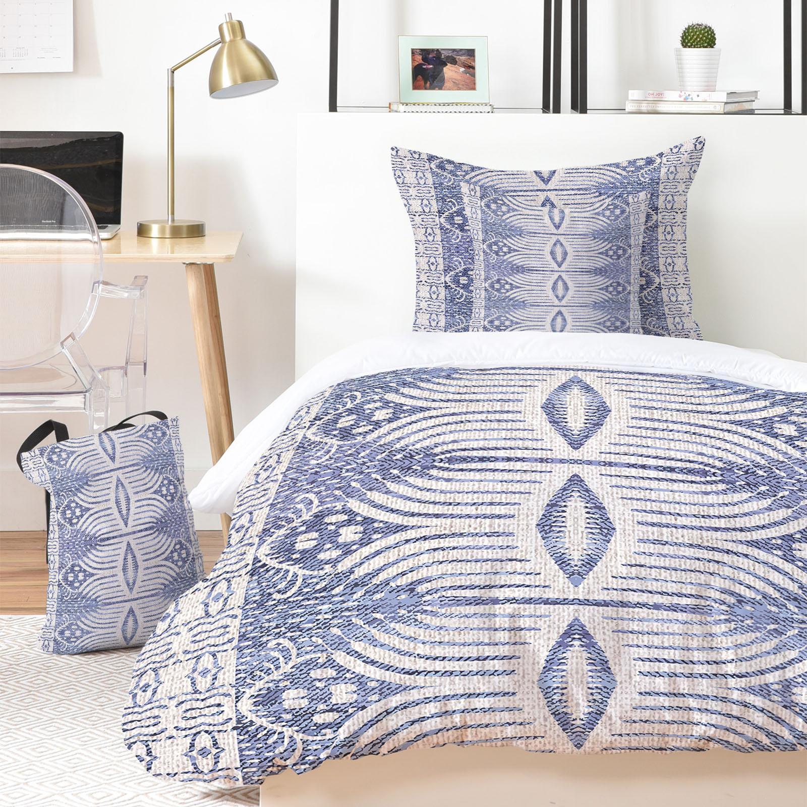 French Linen Ikat 5-Piece Bed in a Bag Set