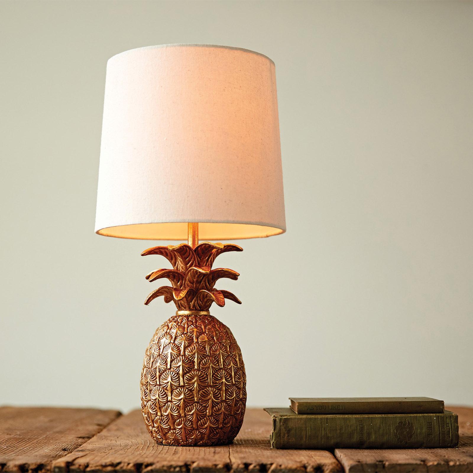 Palm & Fauna Pineapple Table Lamp