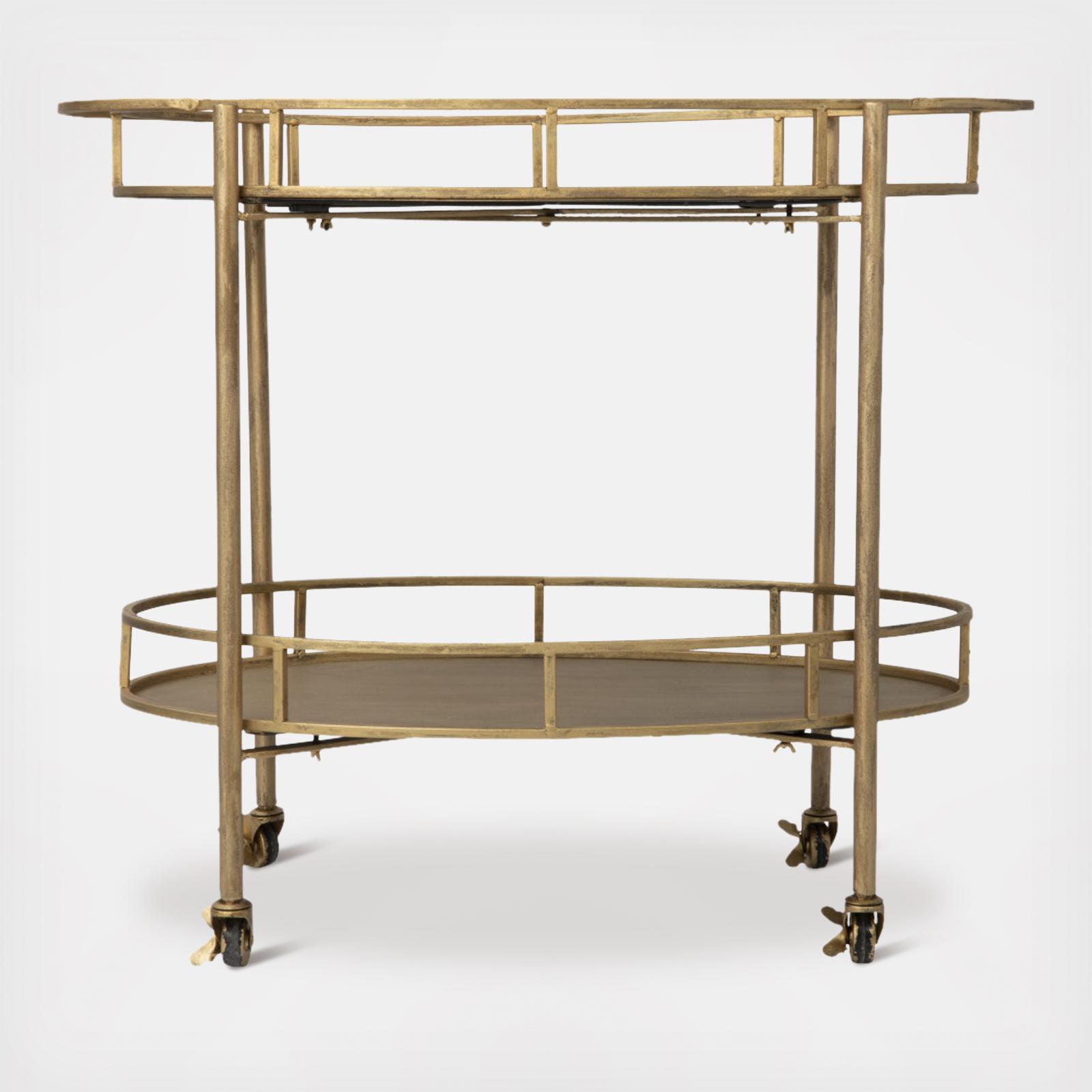 Pure 2-Tier Bar Cart