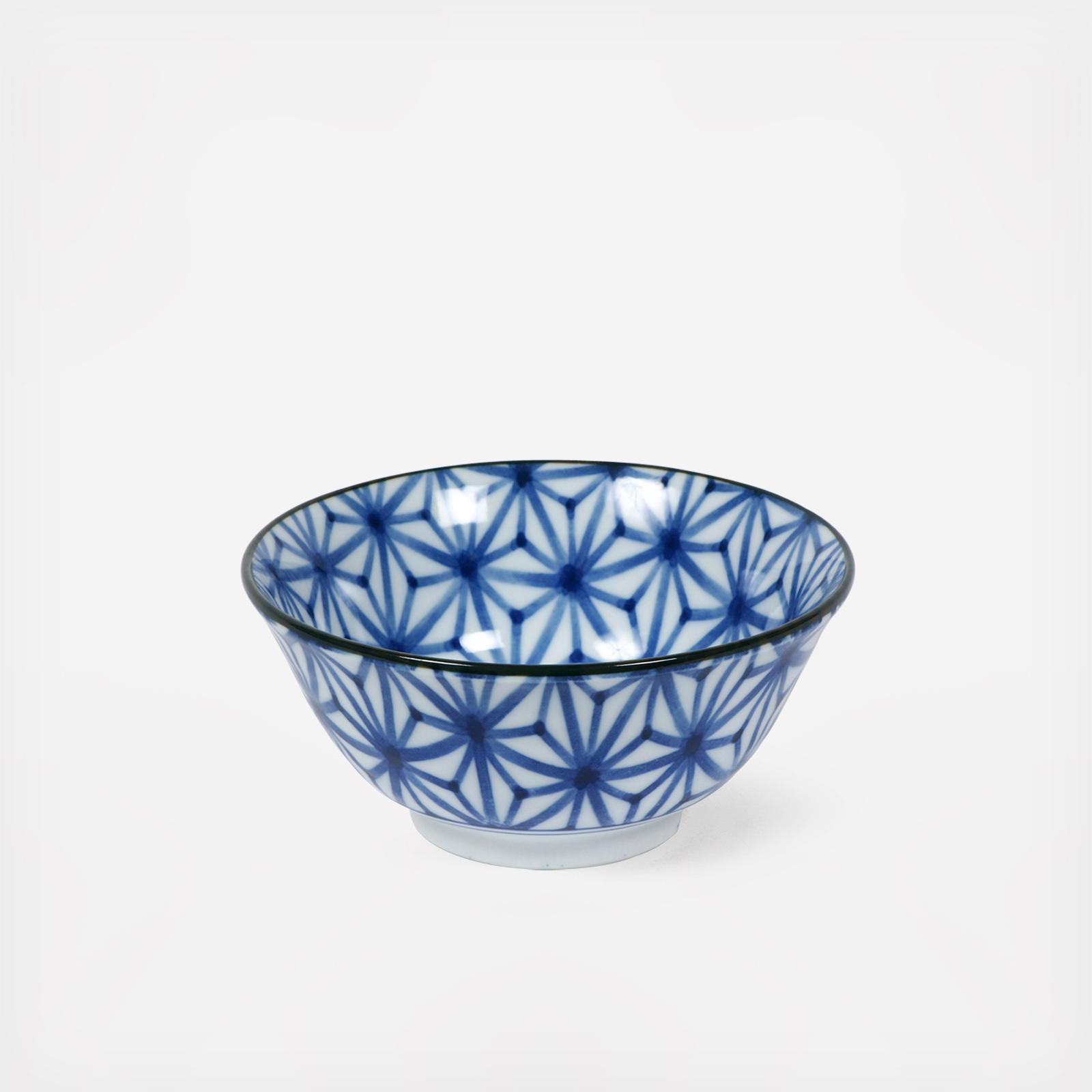 Monyou Asanoha Soup Bowl, Set of 4
