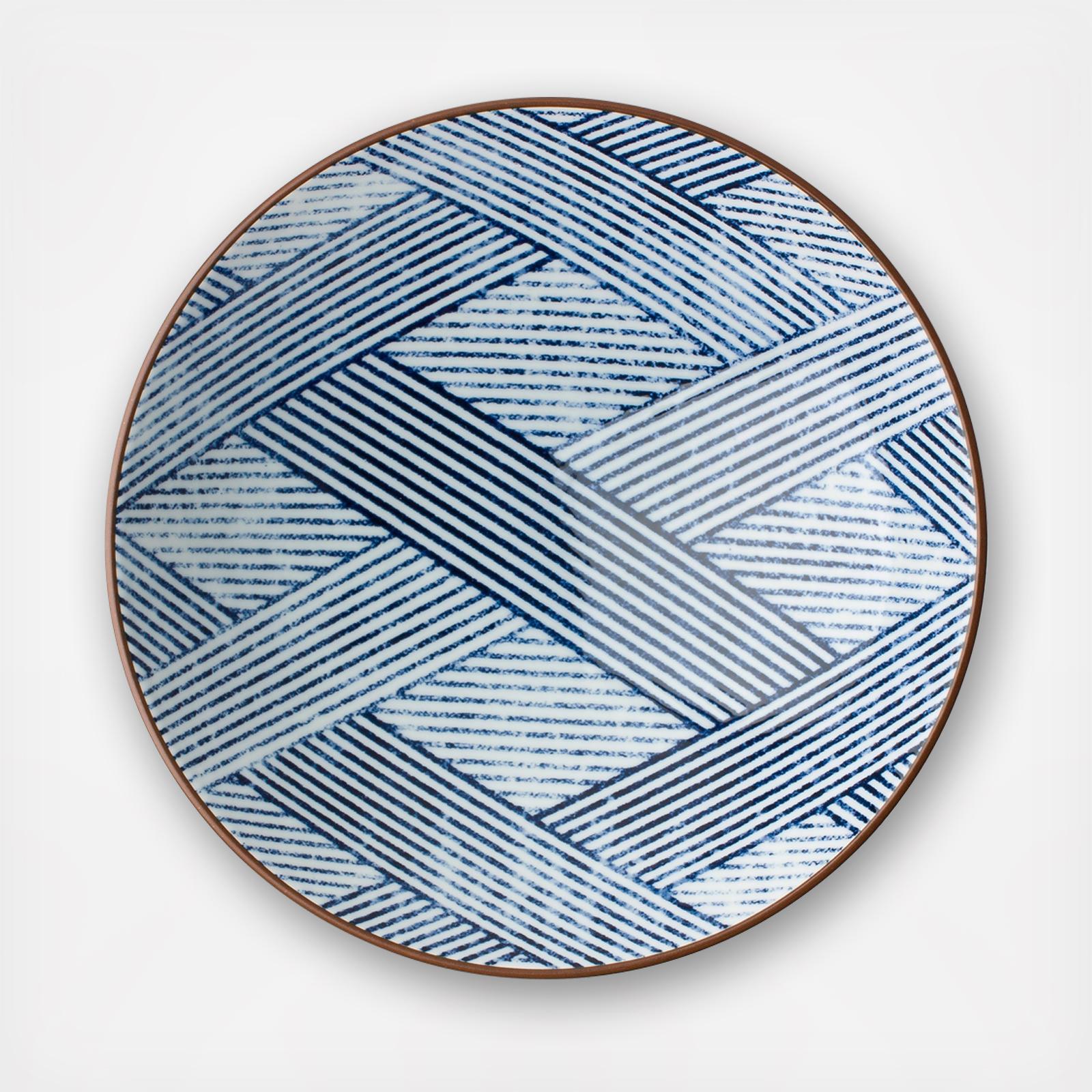 Aizome Shima Ami Serving Bowl
