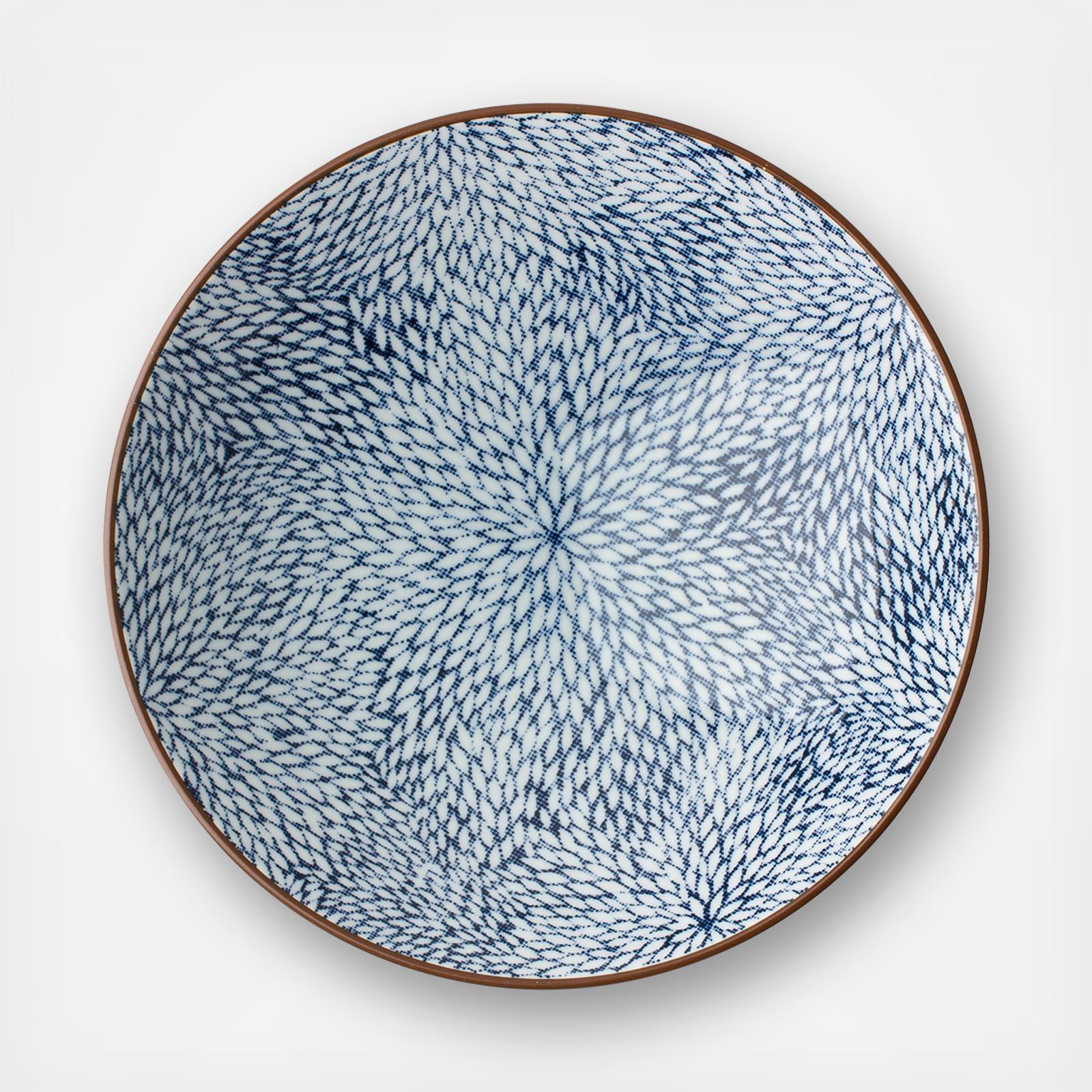 Aizome Mum Serving Bowl