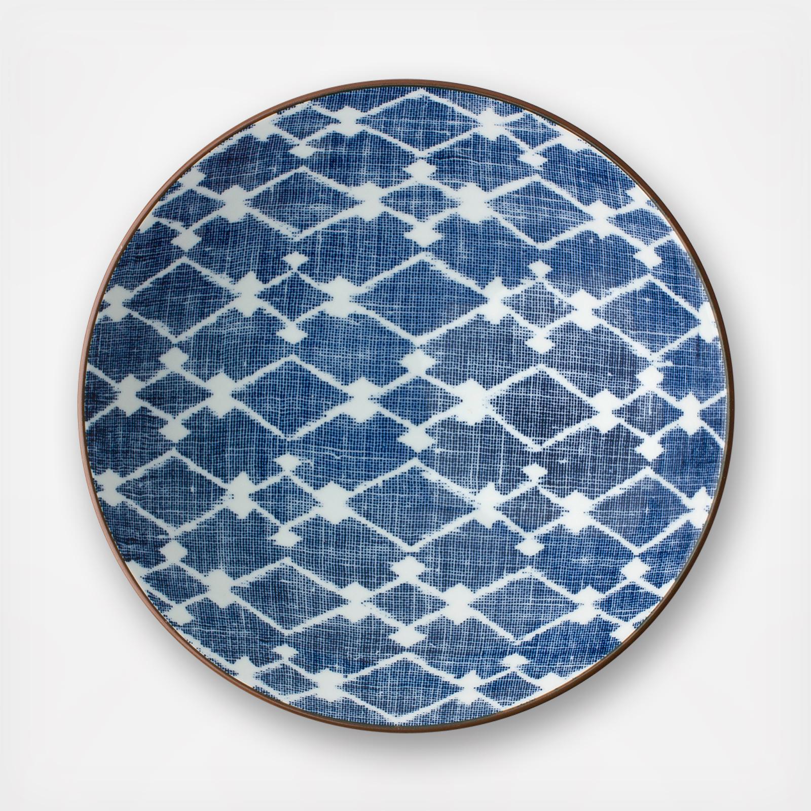 Aizome Hishi Serving Bowl