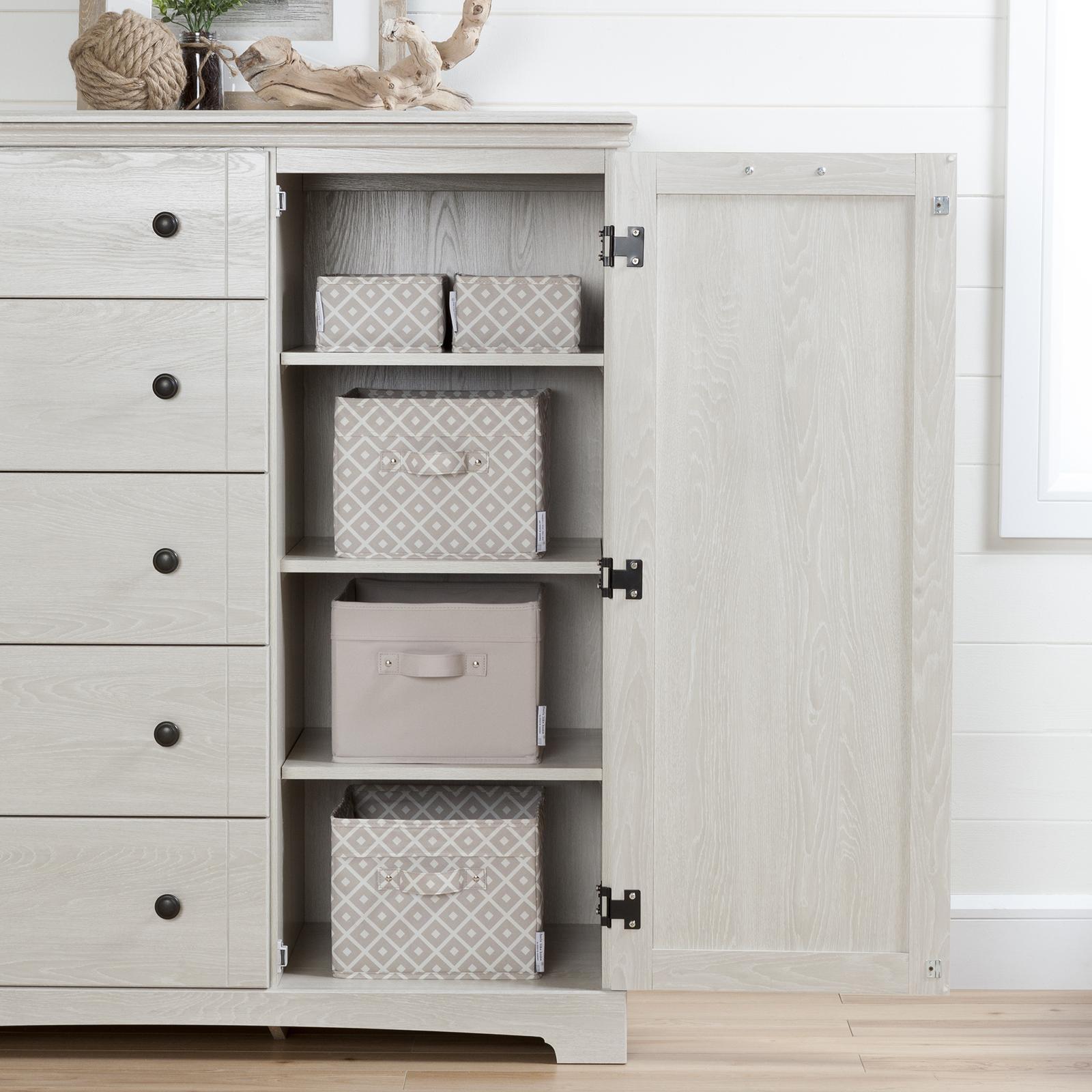Avilla Door Chest with 5 Drawers
