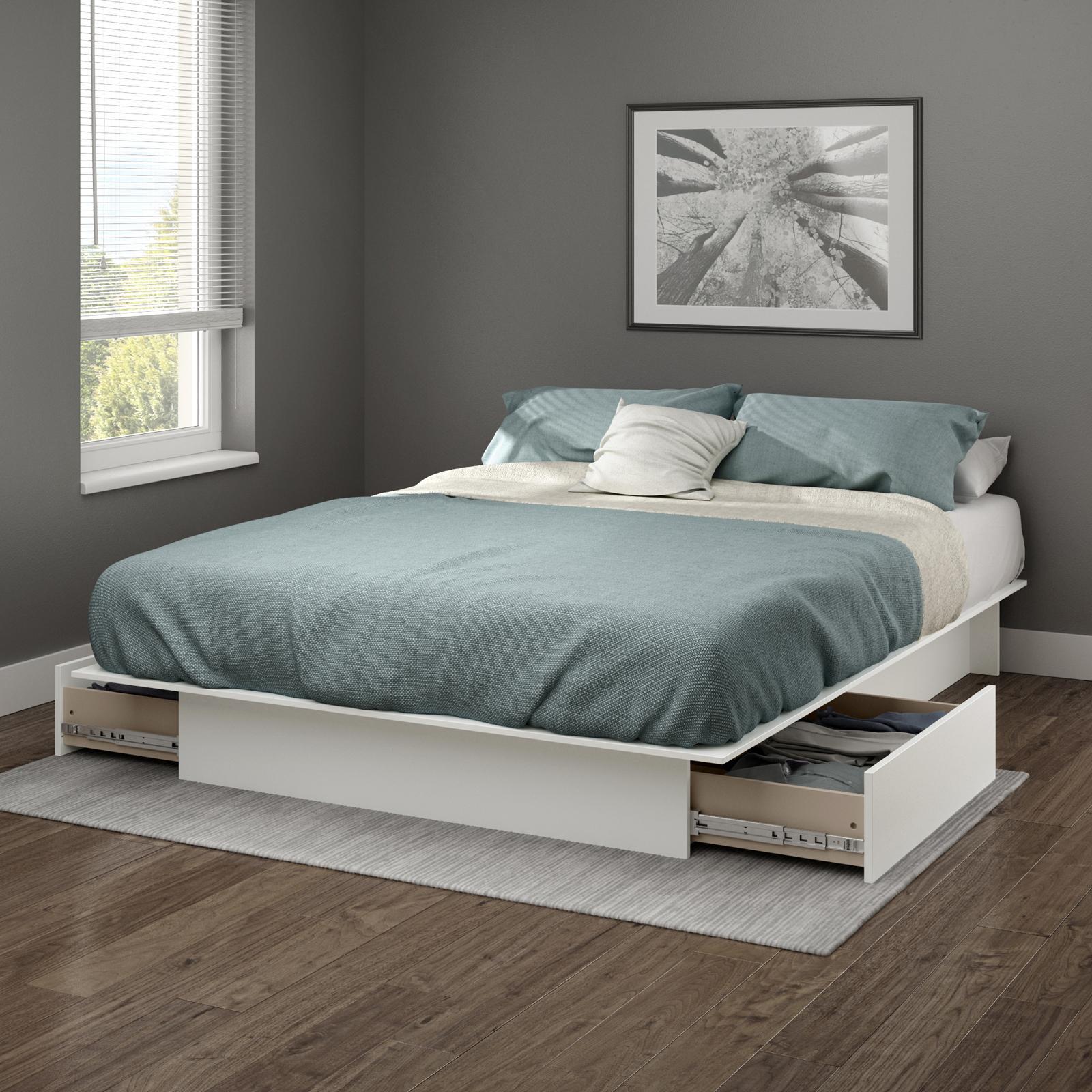 Gramercy Full/Queen Platform Bed with Drawers