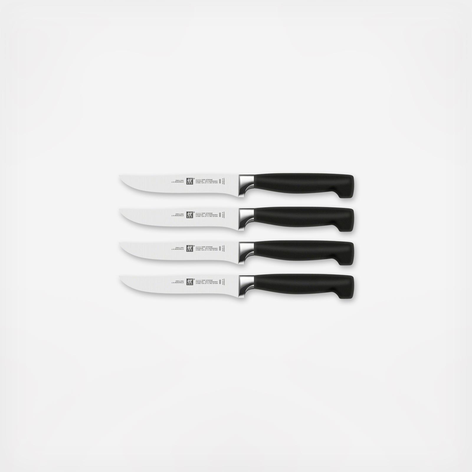 Four Star Steak Knife Set, Set of 4