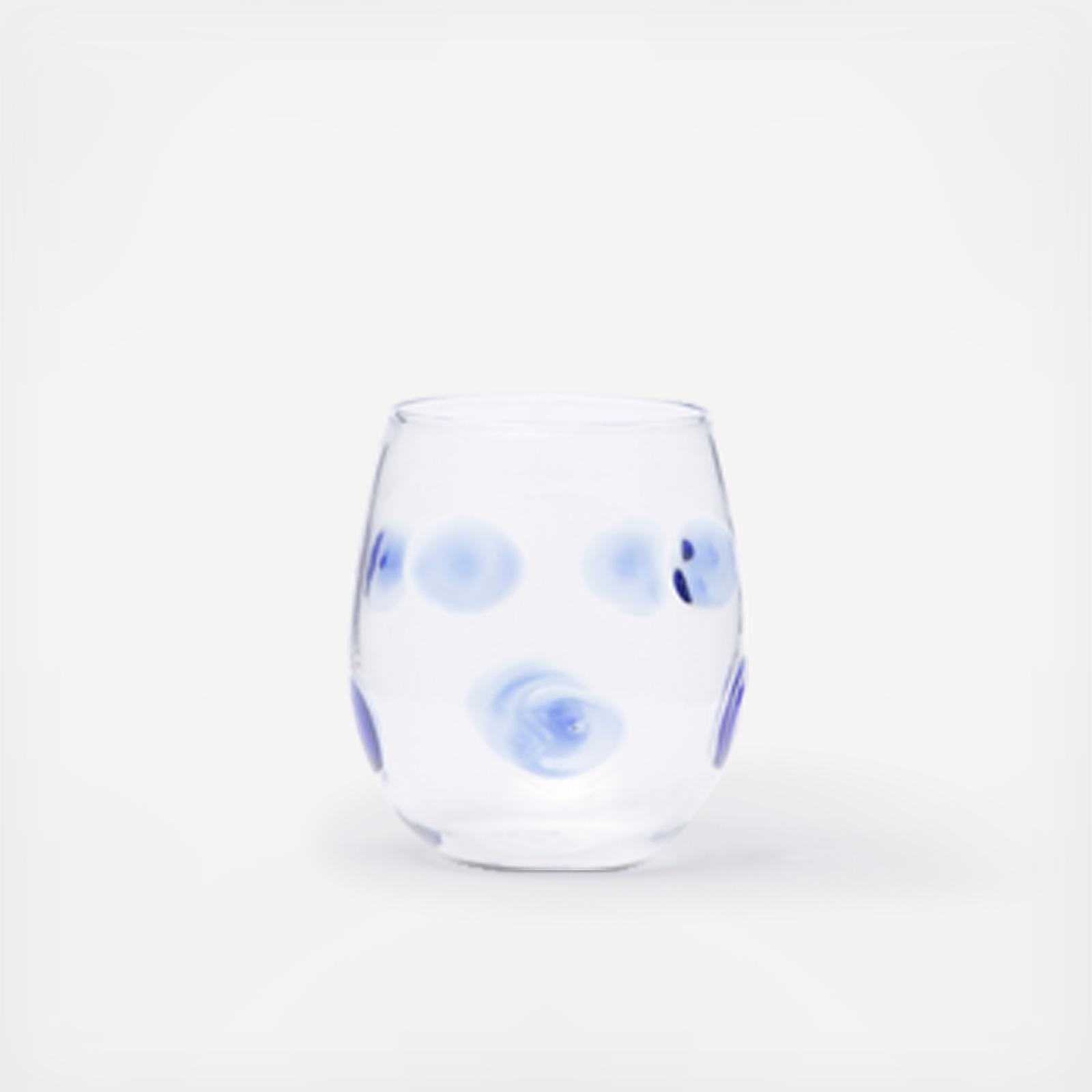 Drop Stemless Wine Glass