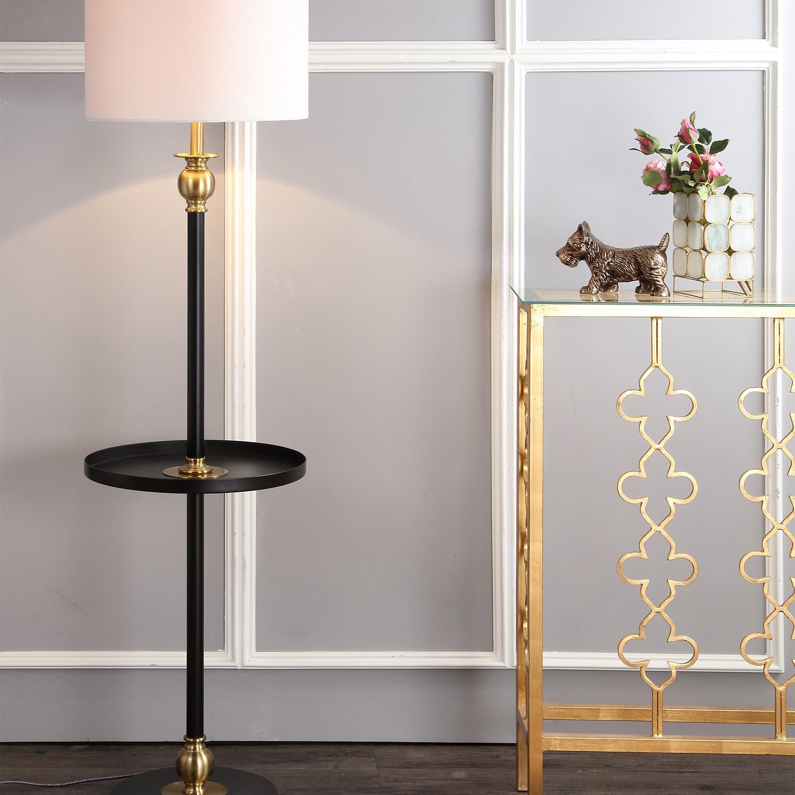 Evans Floor Lamp with End Table