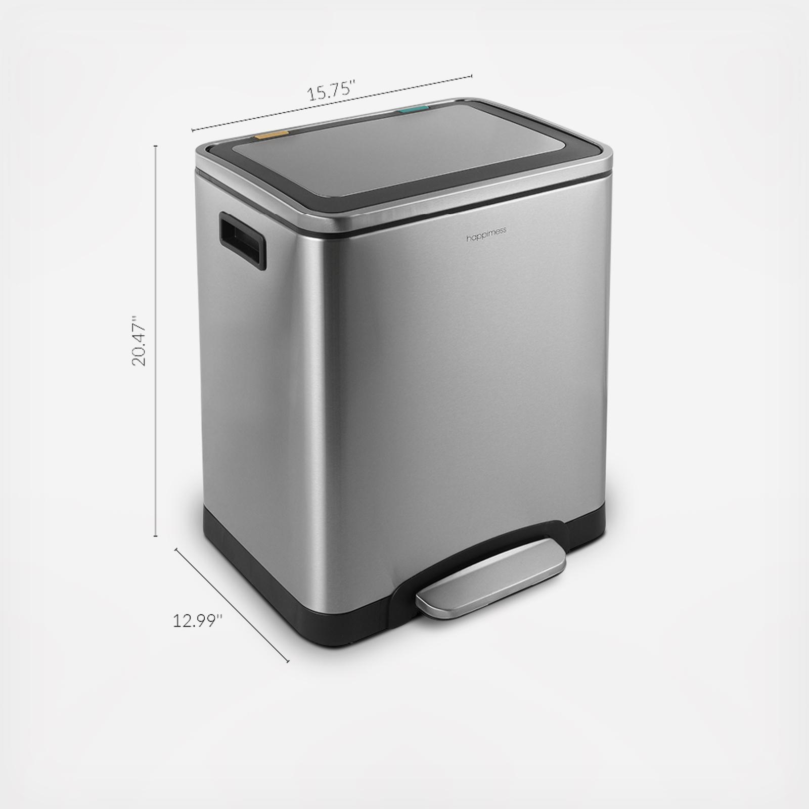 Elmo 2-Compartment Can With Soft-Close Lid