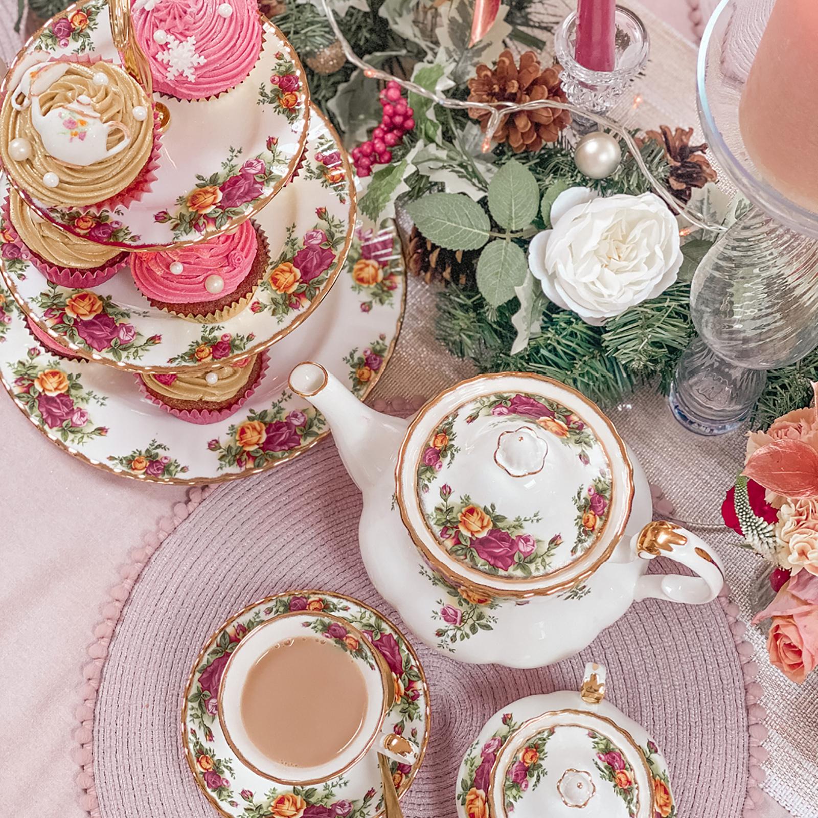 Old Country Roses 3-Piece Tea Set